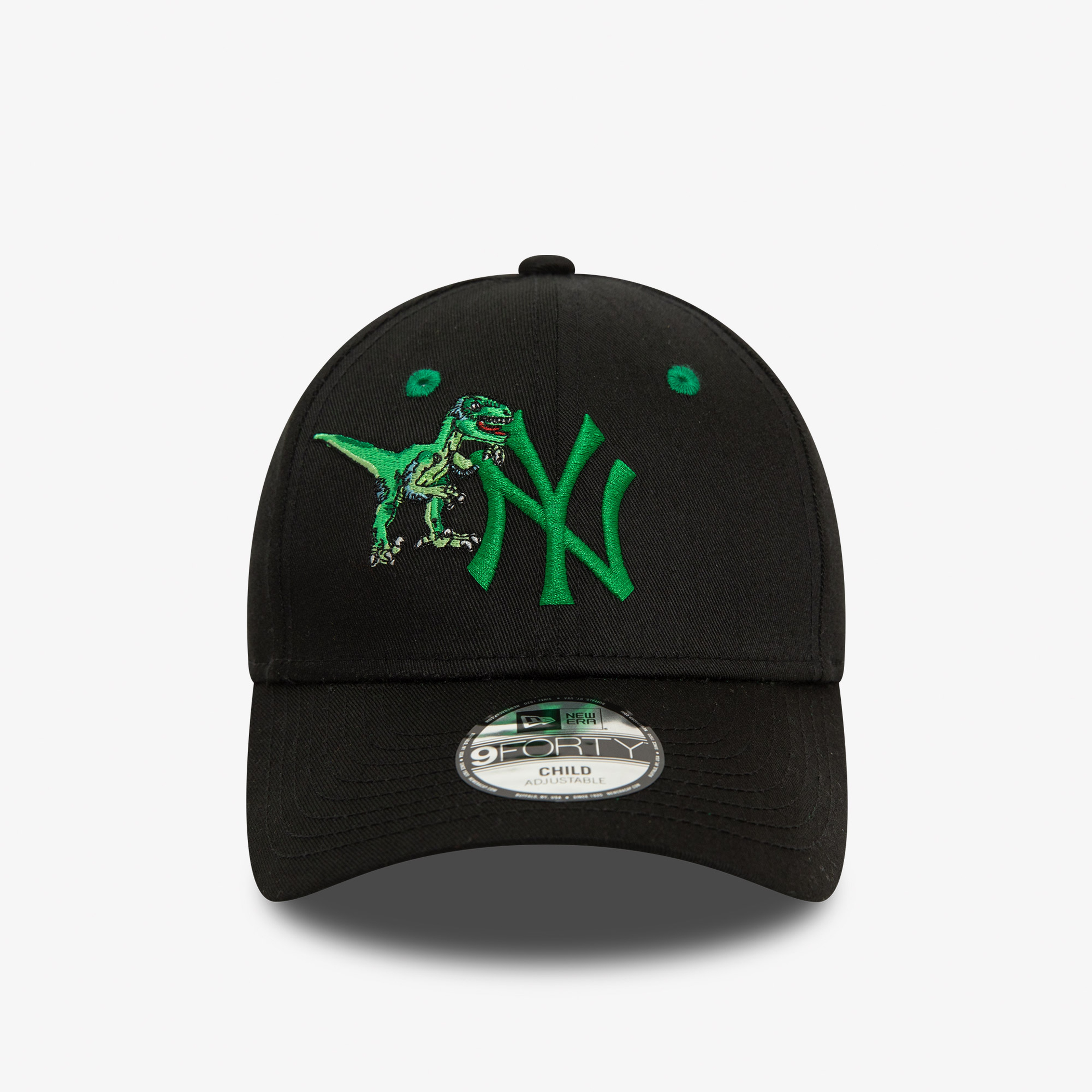 New Era Child Dinosaur New York Yankees 9FORTY Çocuk Siyah Şapka
