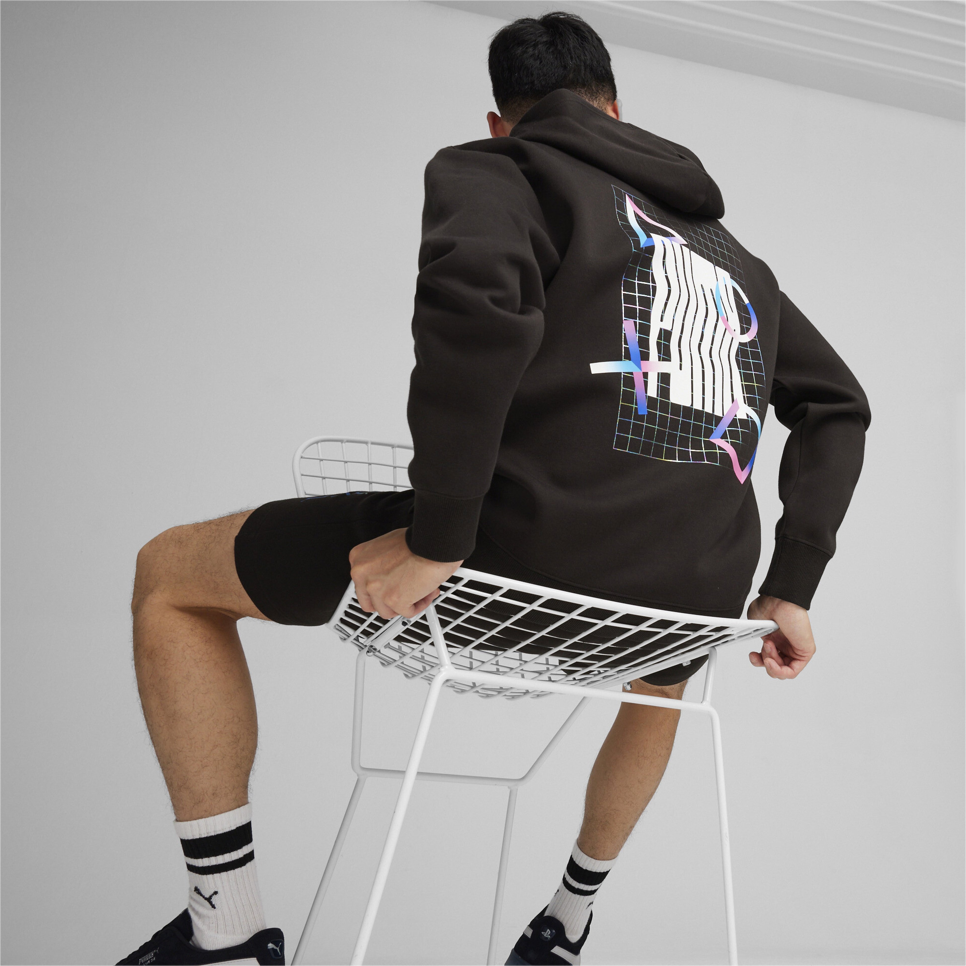 Puma X Playstation Erkek Siyah Hoodie