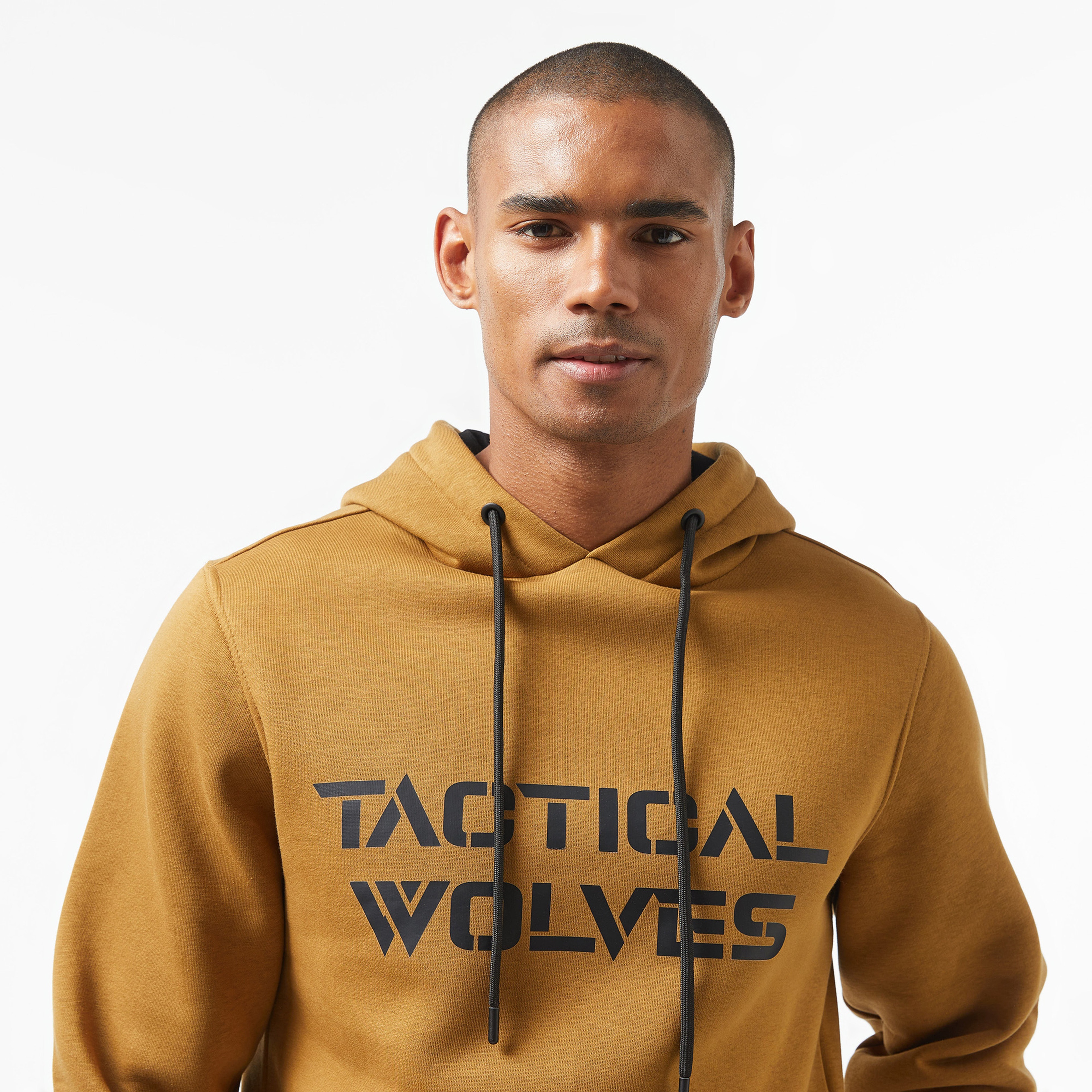 Tactical Wolves Classic Erkek Kahverengi Hoodie