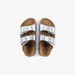 Birkenstock Arizona Bf Electric Metallic Çocuk Gri Terlik