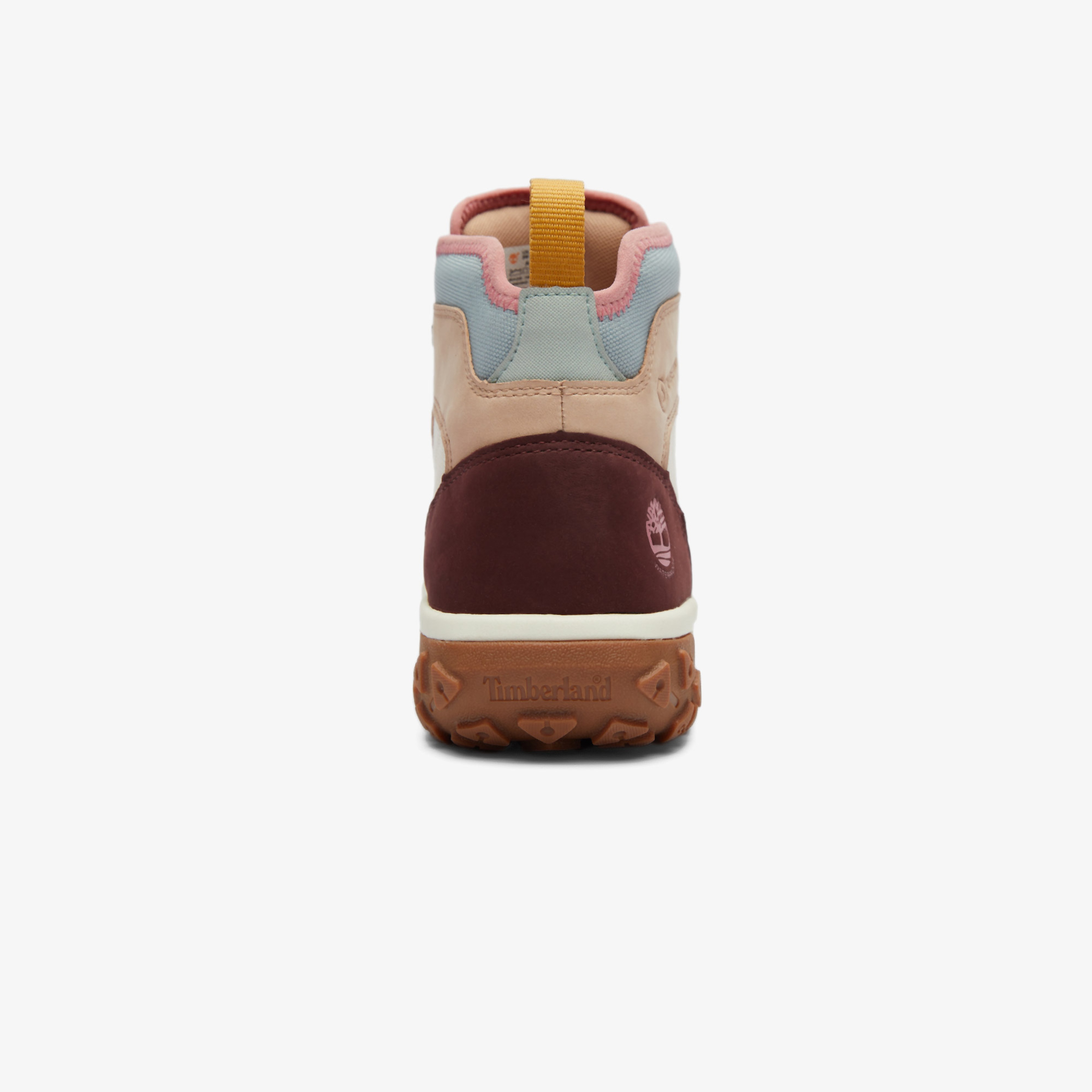Timberland Mid Lace Up Waterproof Kadın Pembe Bot