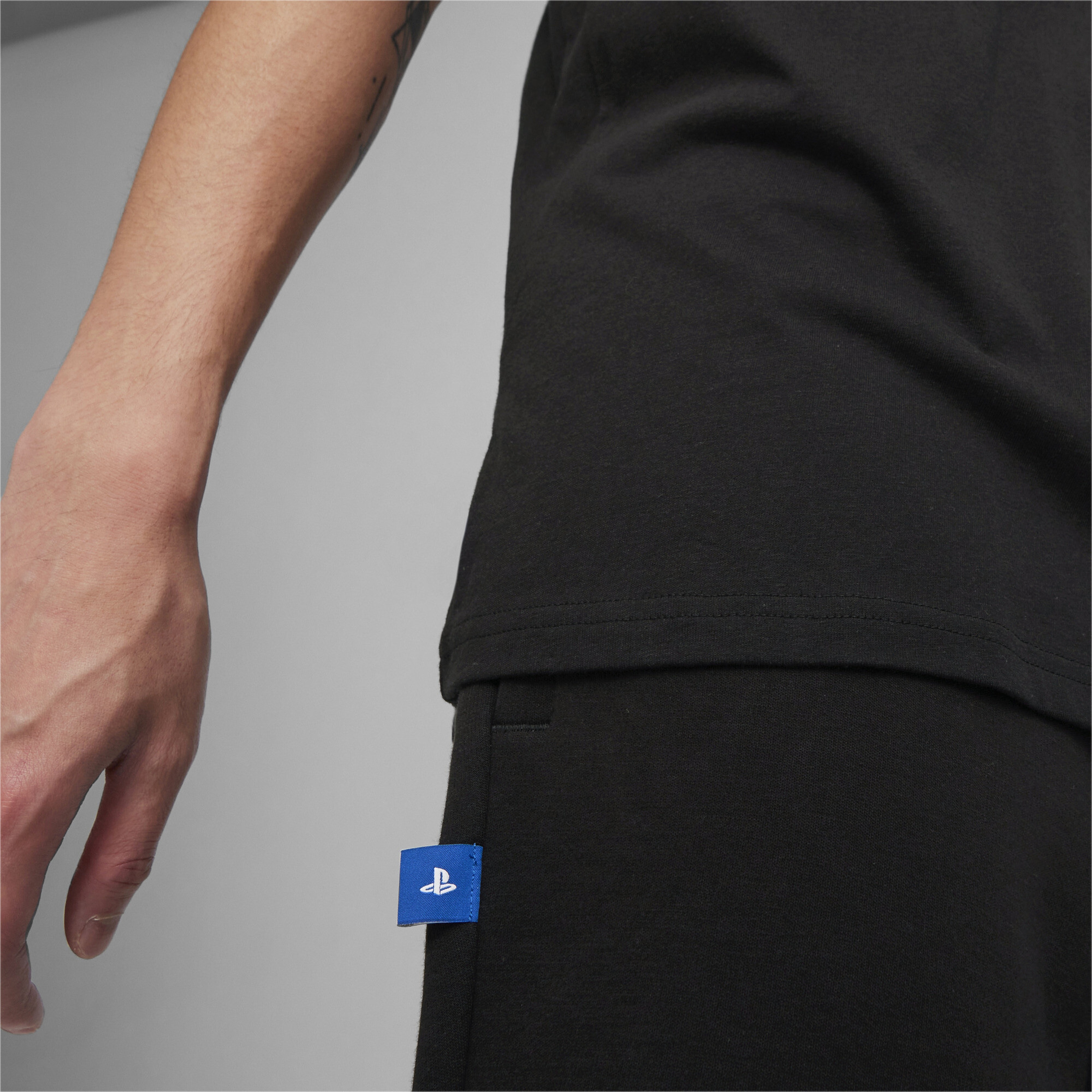 Puma X Playstation Erkek Siyah T-Shirt