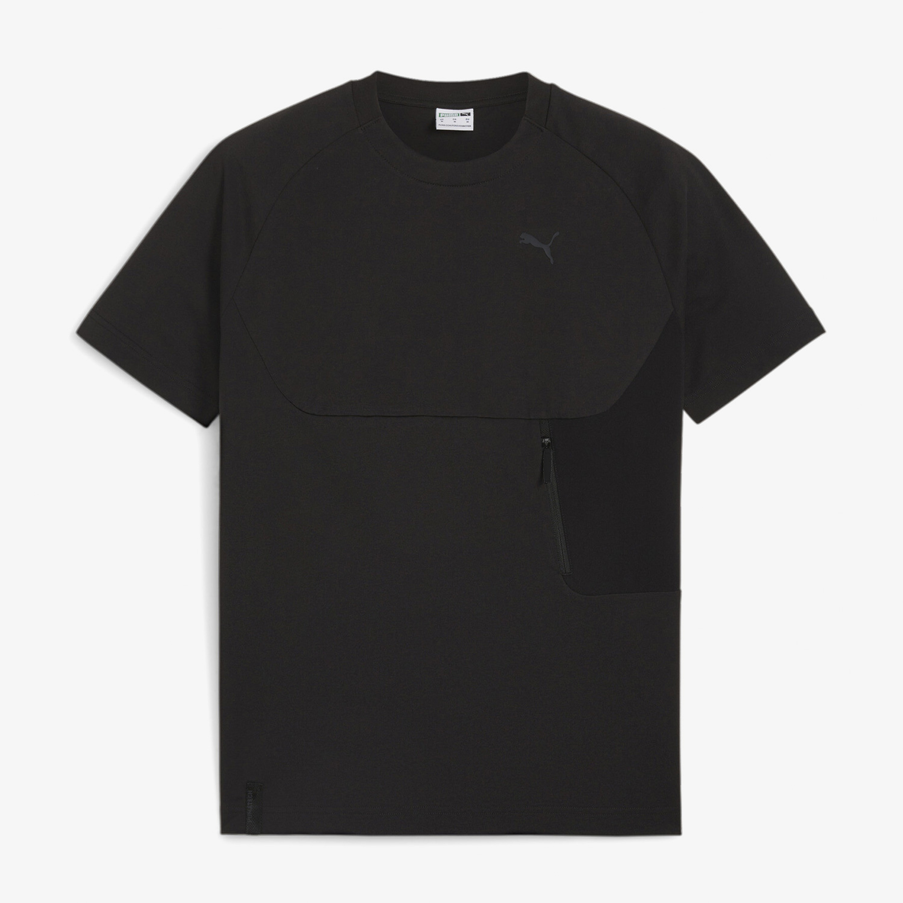 Puma Tech Pocket Erkek Siyah T-Shirt