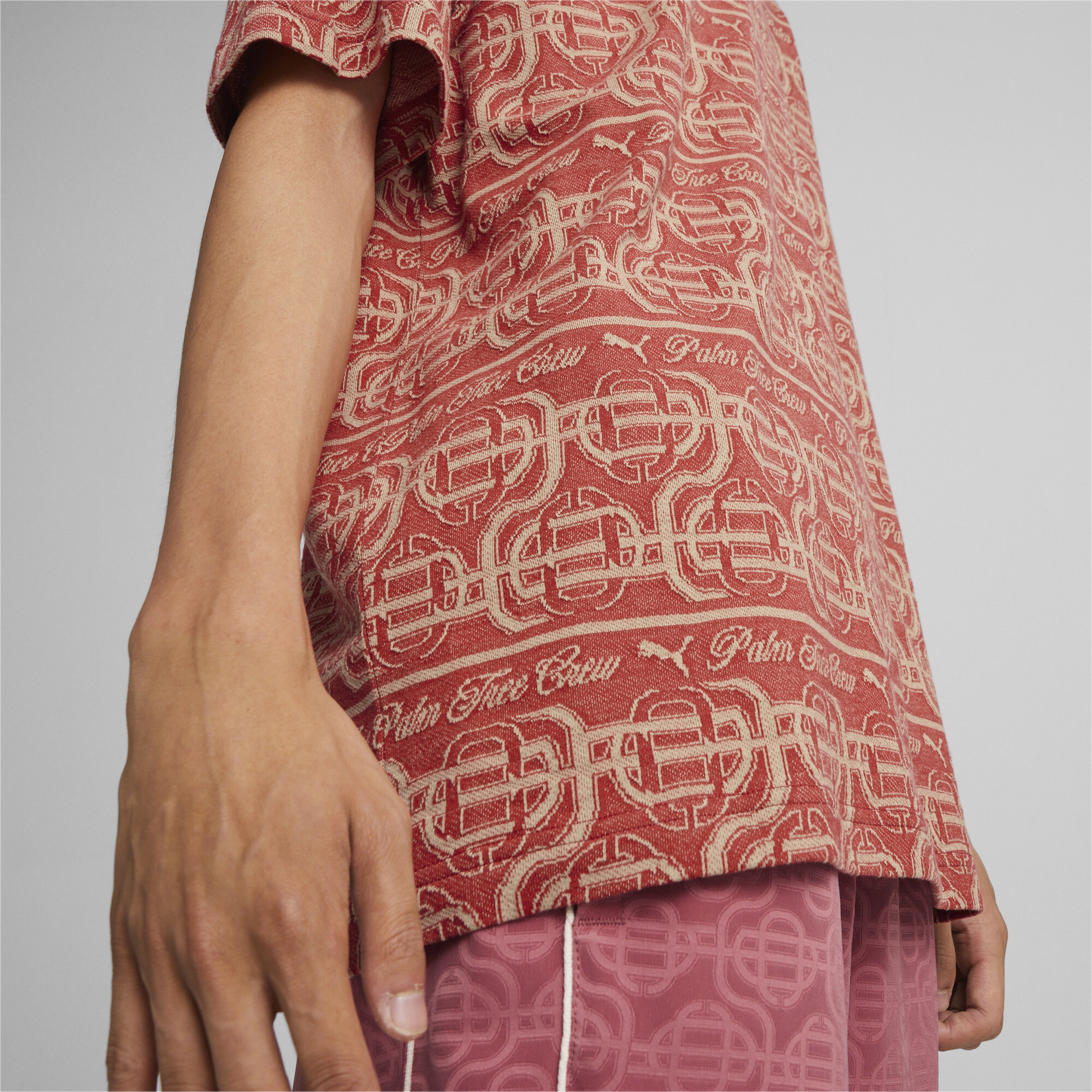 Puma X Ptc Striped Erkek Kırmızı T-Shirt