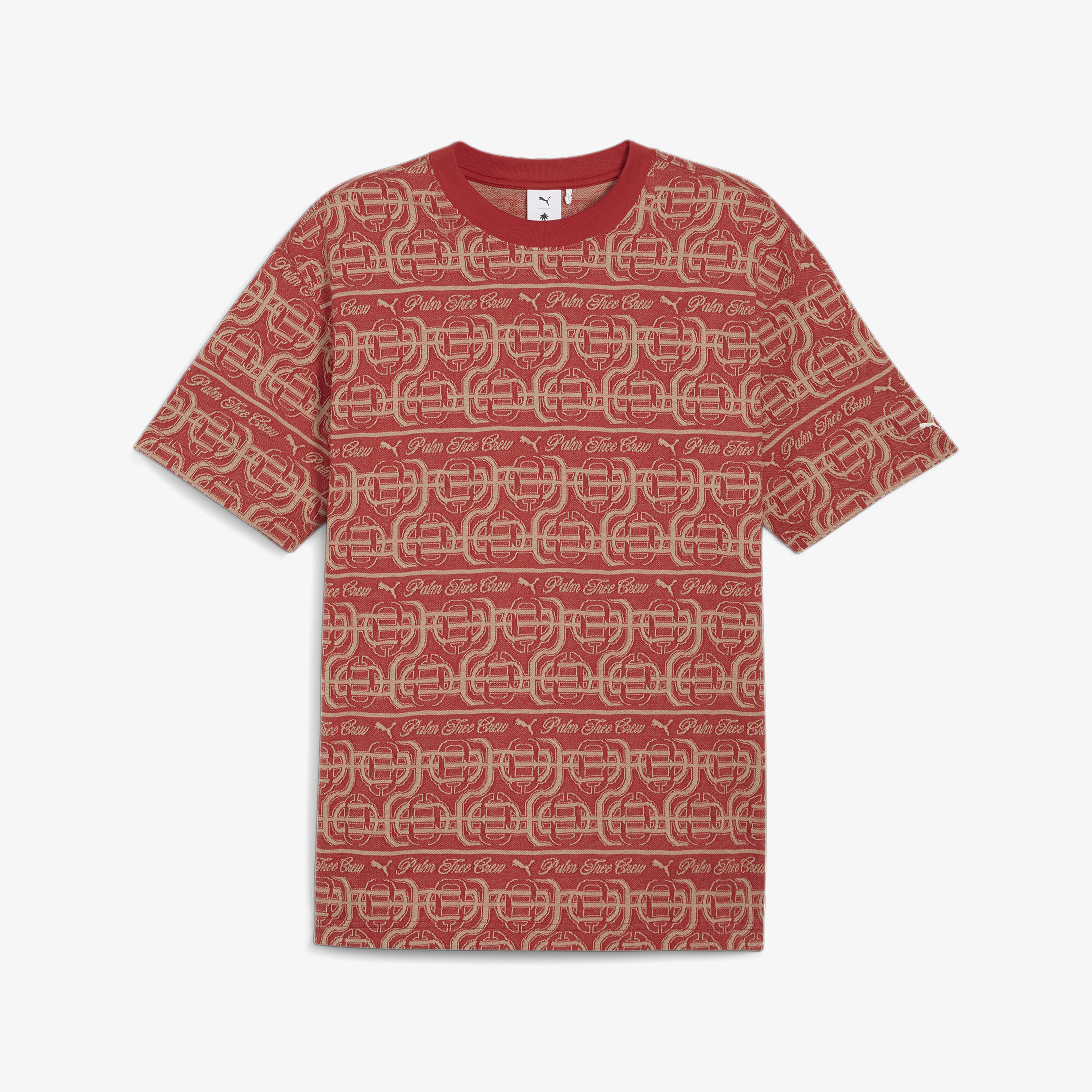 Puma X Ptc Striped Erkek Kırmızı T-Shirt