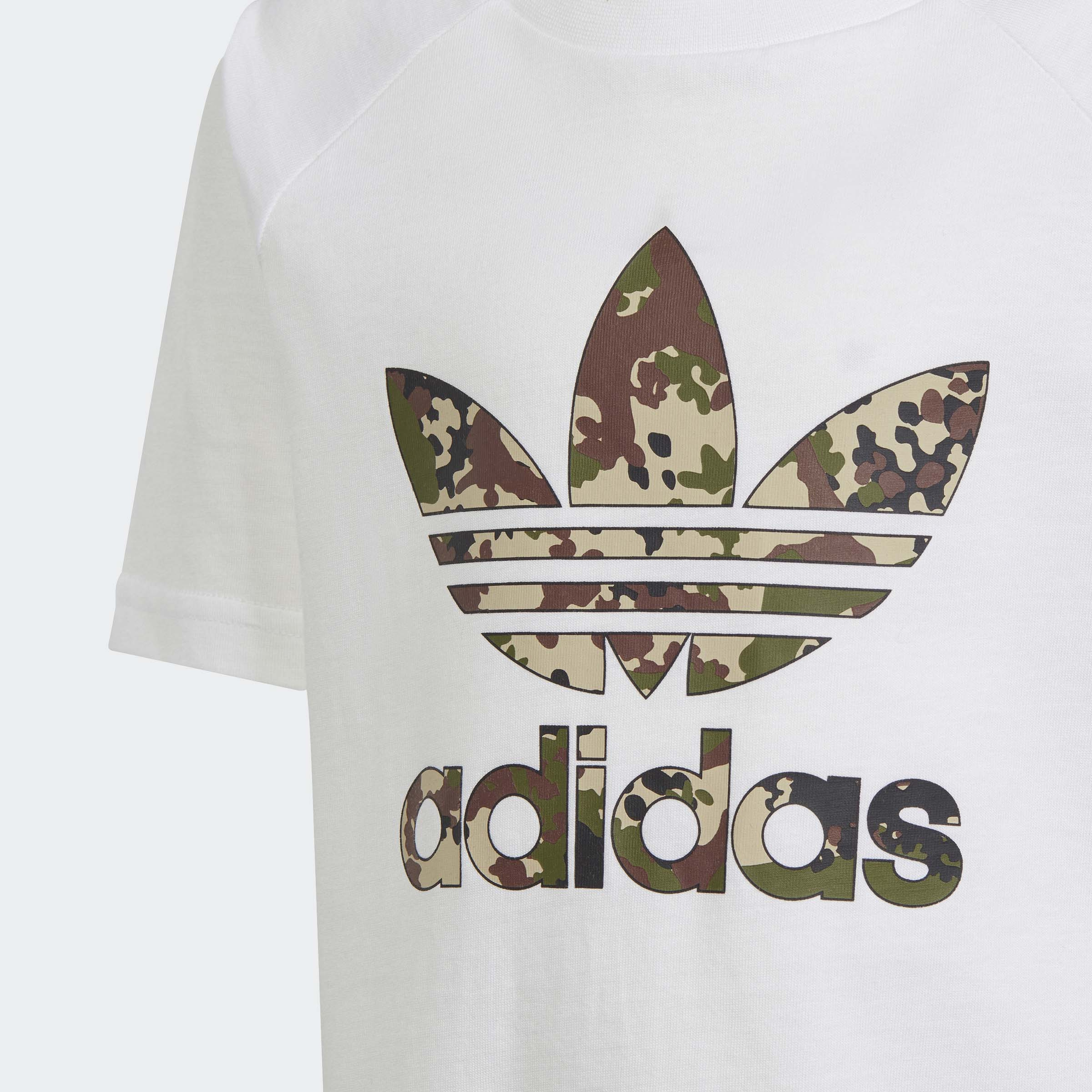 adidas Originals Set Çocuk Beyaz T-Shirt Şort Takım