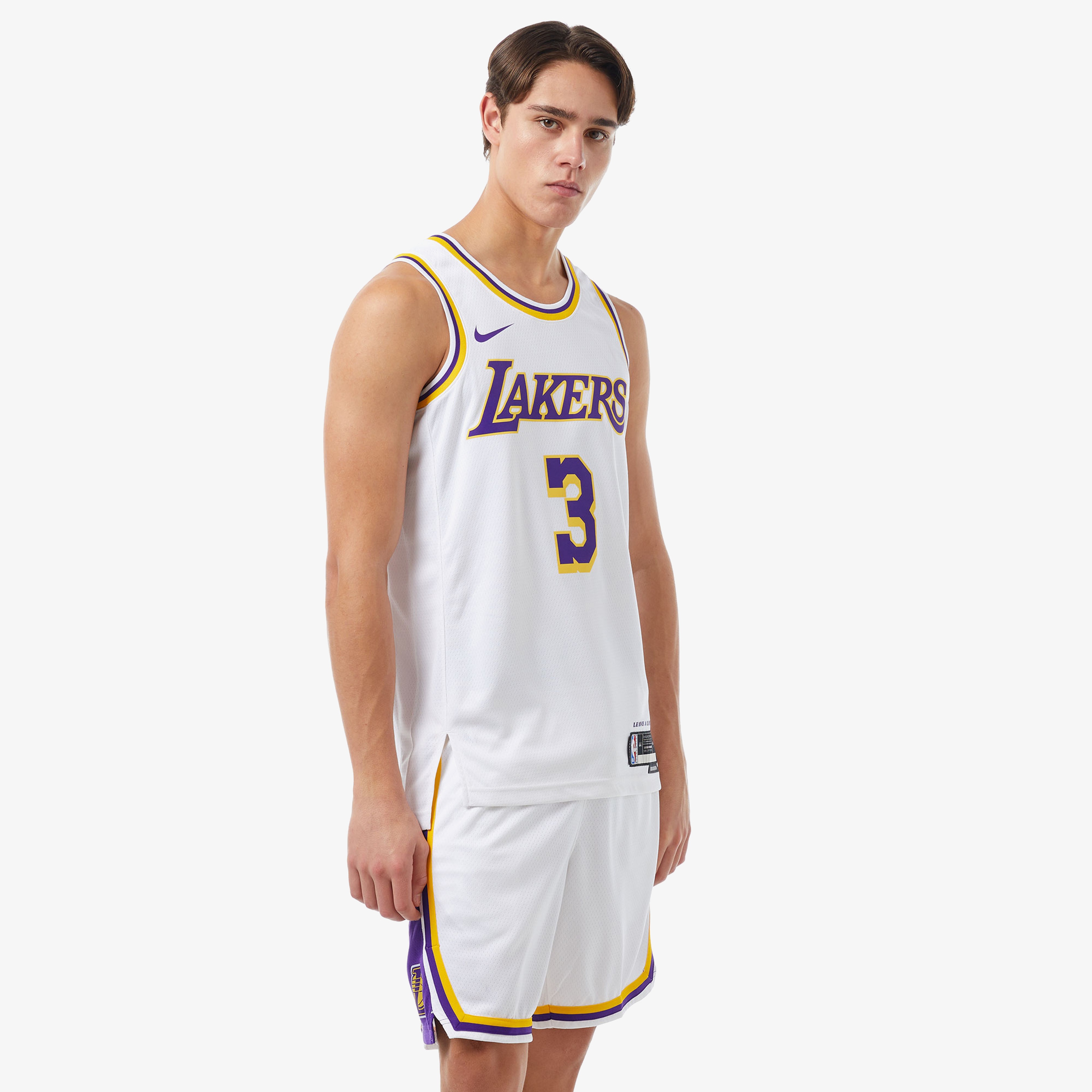 Nike Los Angeles Lakers Association Erkek Beyaz Forma
