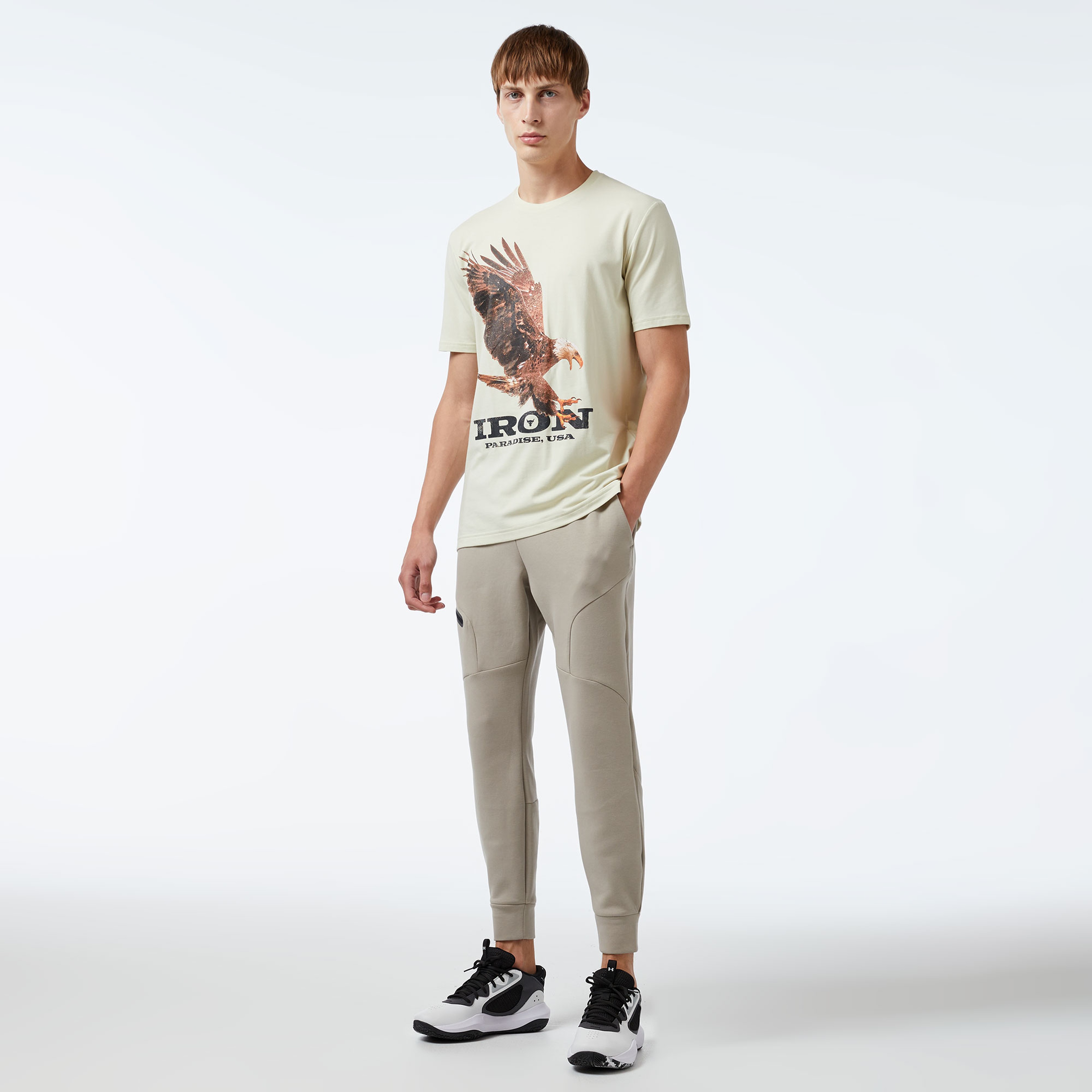 Under Armour Unstoppable Flc Joggers Erkek Kahverengi Eşofman Altı