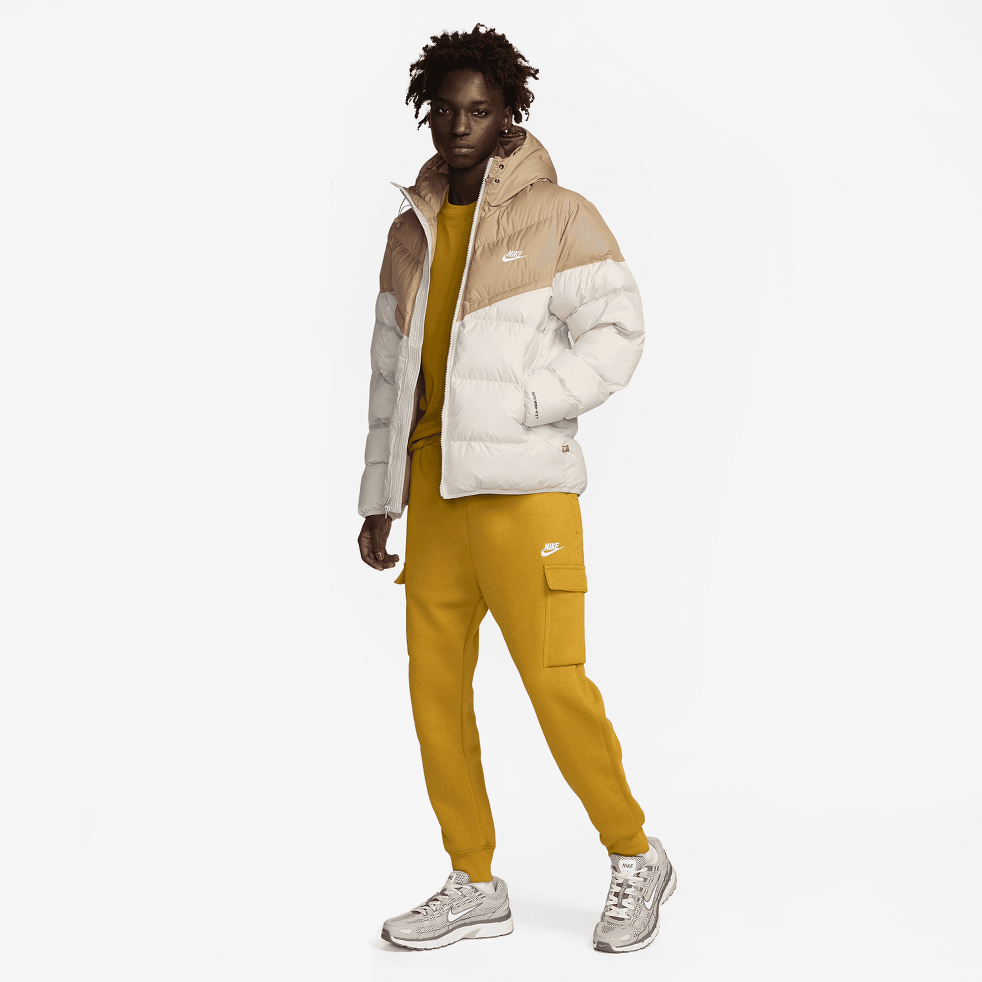 Nike Club Brushed Back Erkek Turuncu Eşofman Altı