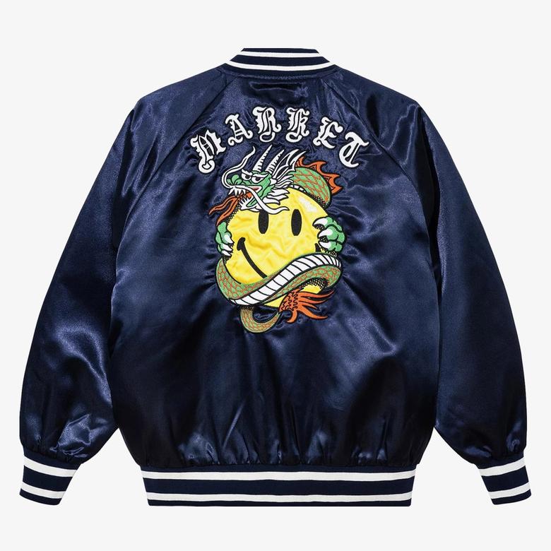 Market Smiley Souvenir Erkek Lacivert Ceket