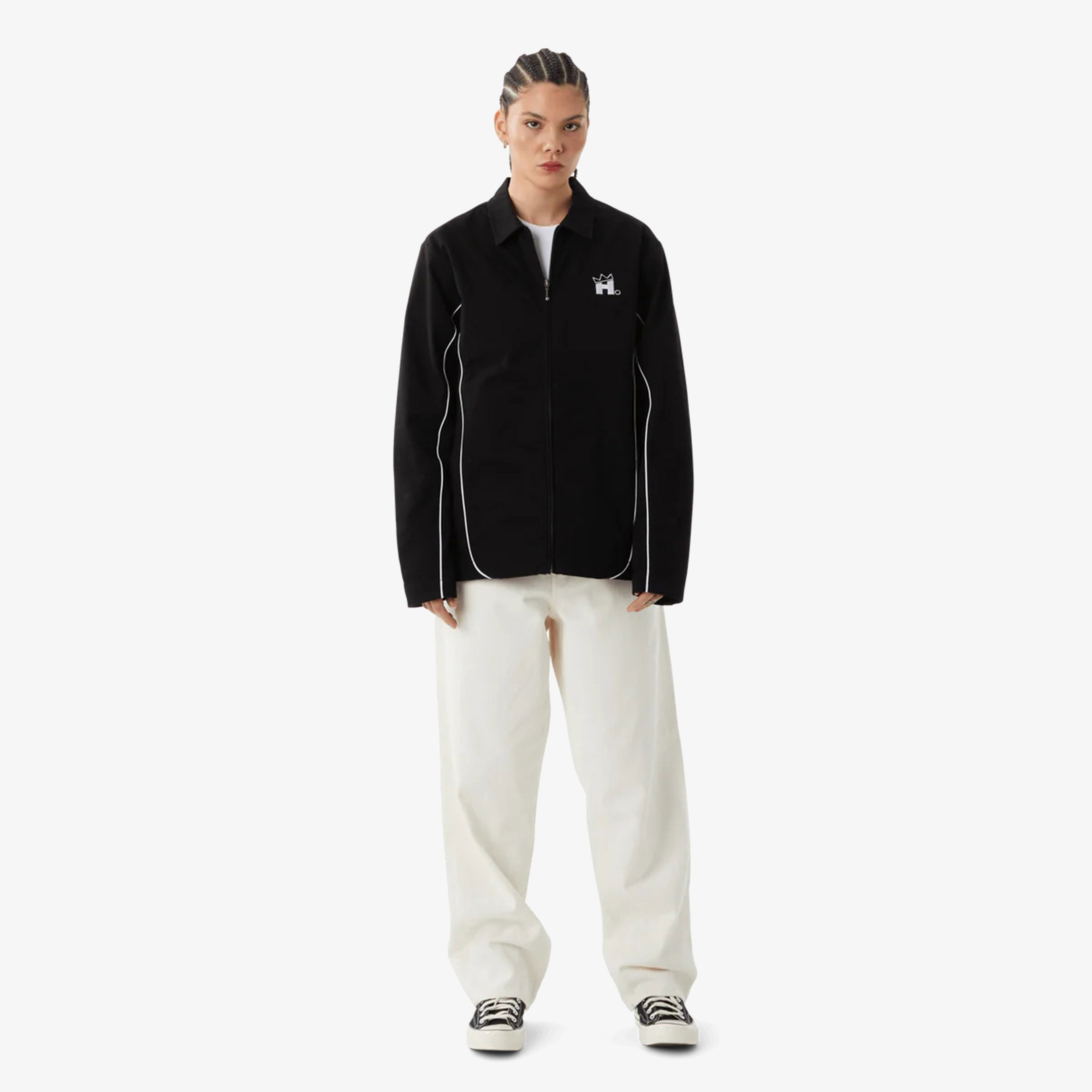 HUF Norton Shacket Erkek Siyah Ceket