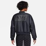 Nike Sportswear Faux Fur Bombeer Kadın Siyah Mont