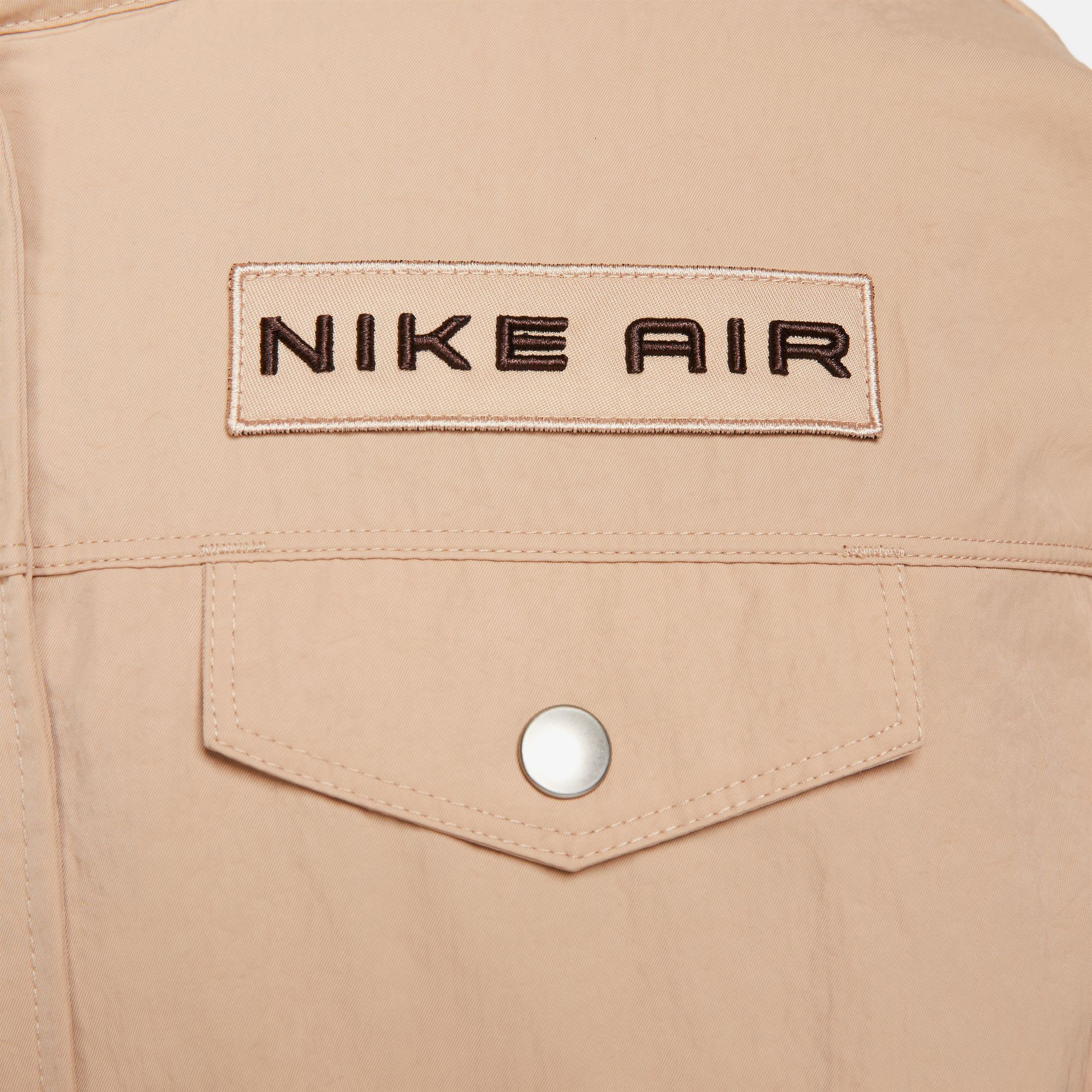 Nike Sportswear Air Woven Mod Crop Kadın Kahverengi Ceket