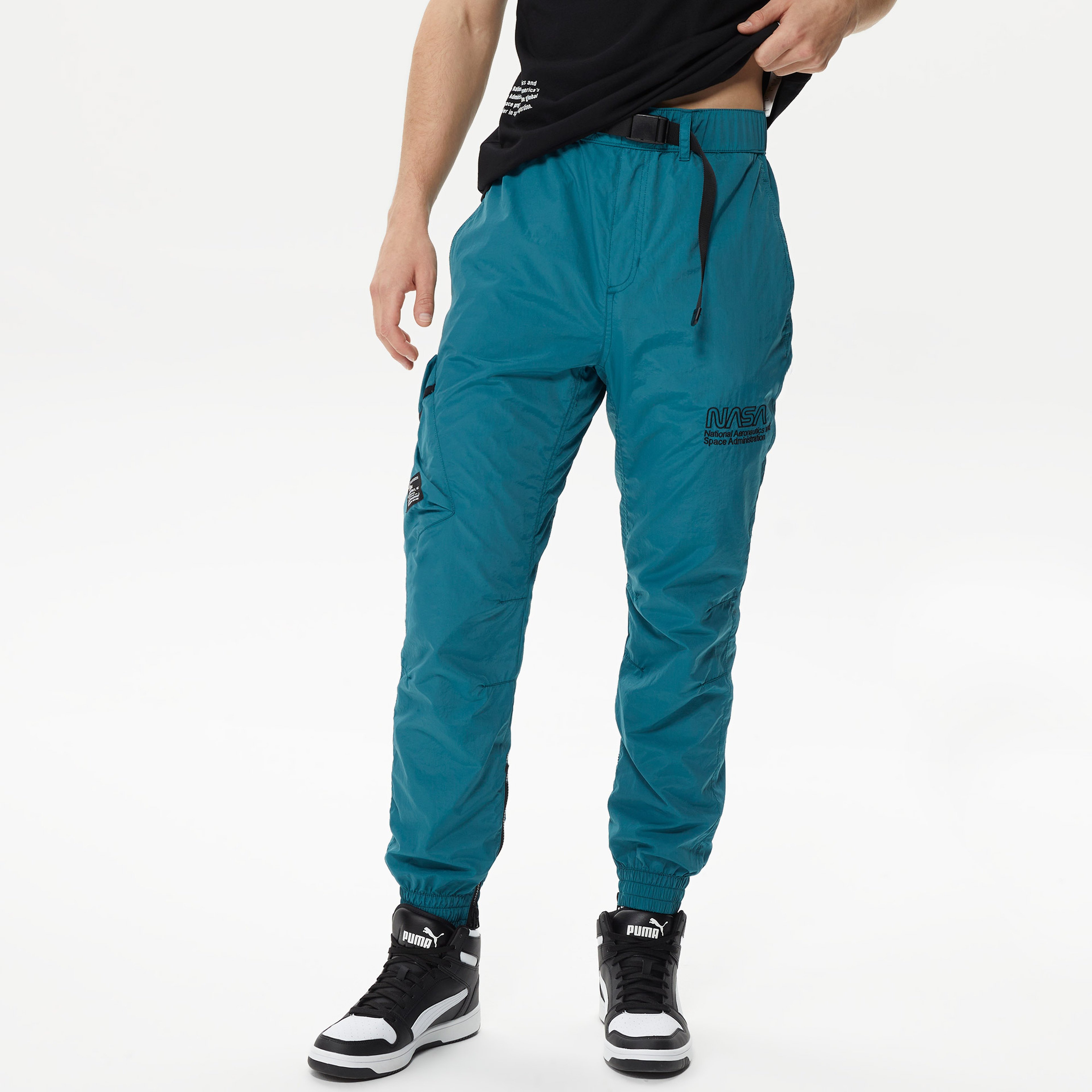 Alpha Industries Nasa Erkek Mavi Pantolon