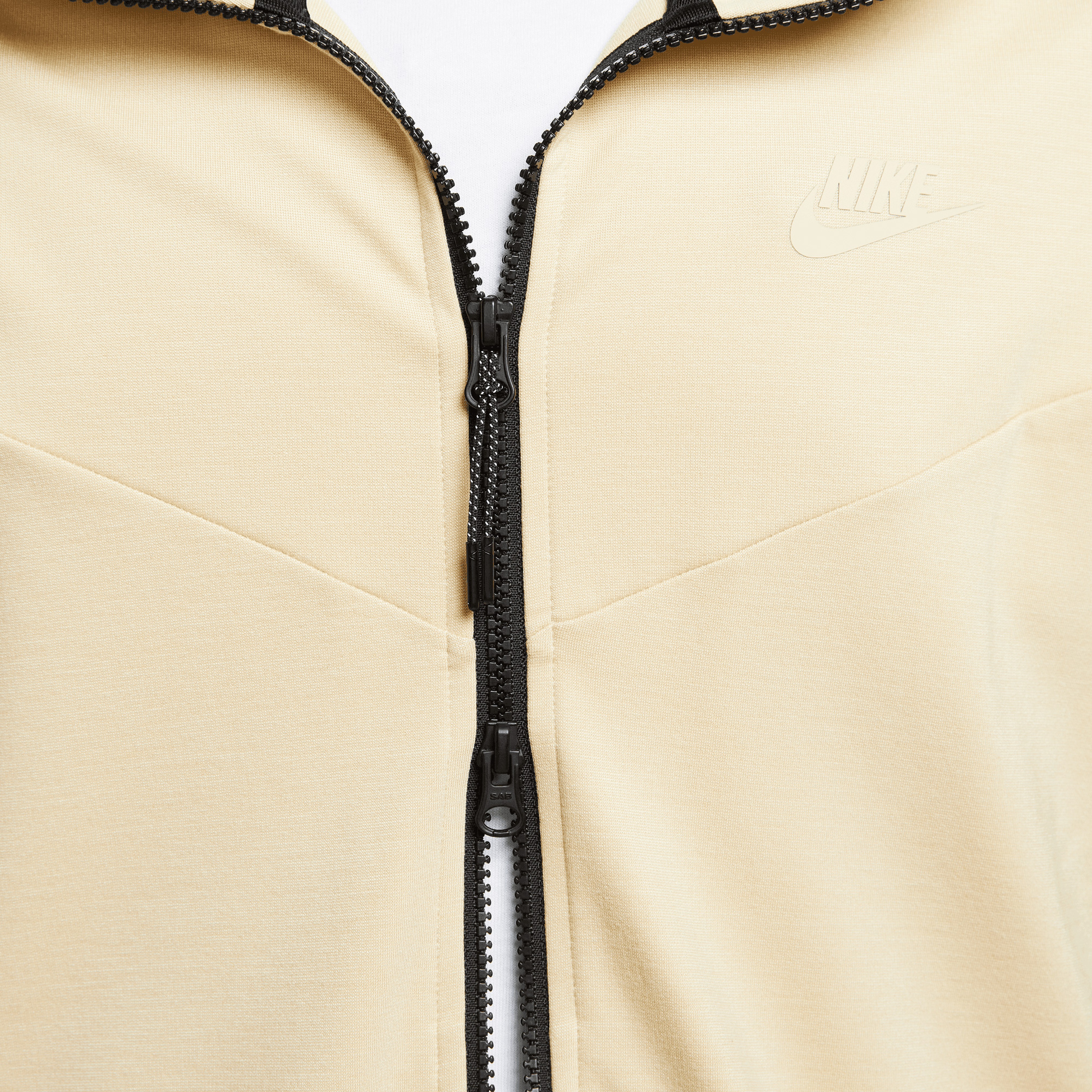 Nike Sportswear Tech Fleece Lightweight Full-Zip Erkek Krem Eşofman Üstü