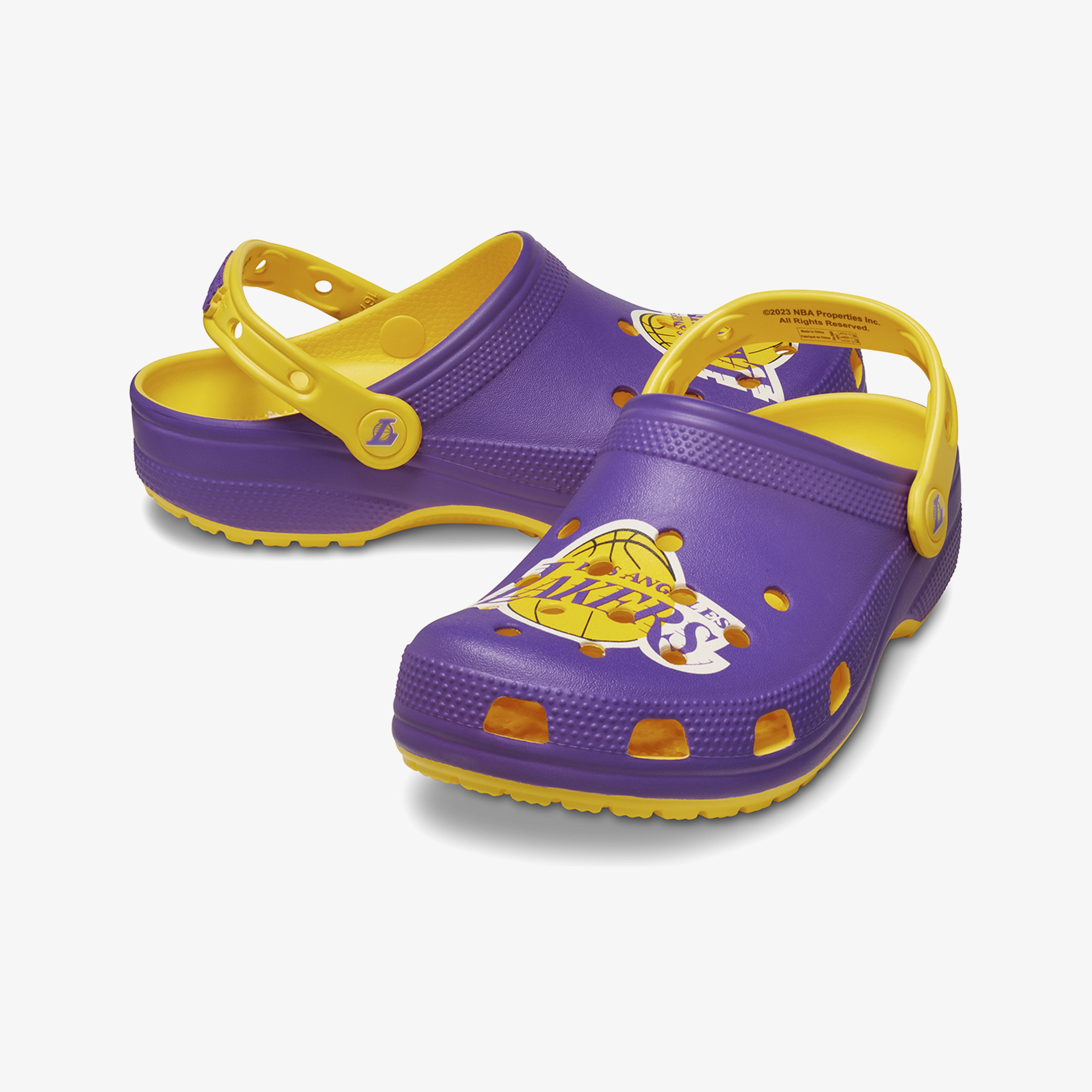 Crocs NBA Los Angeles Lakers Cls Clg Erkek Mor Terlik
