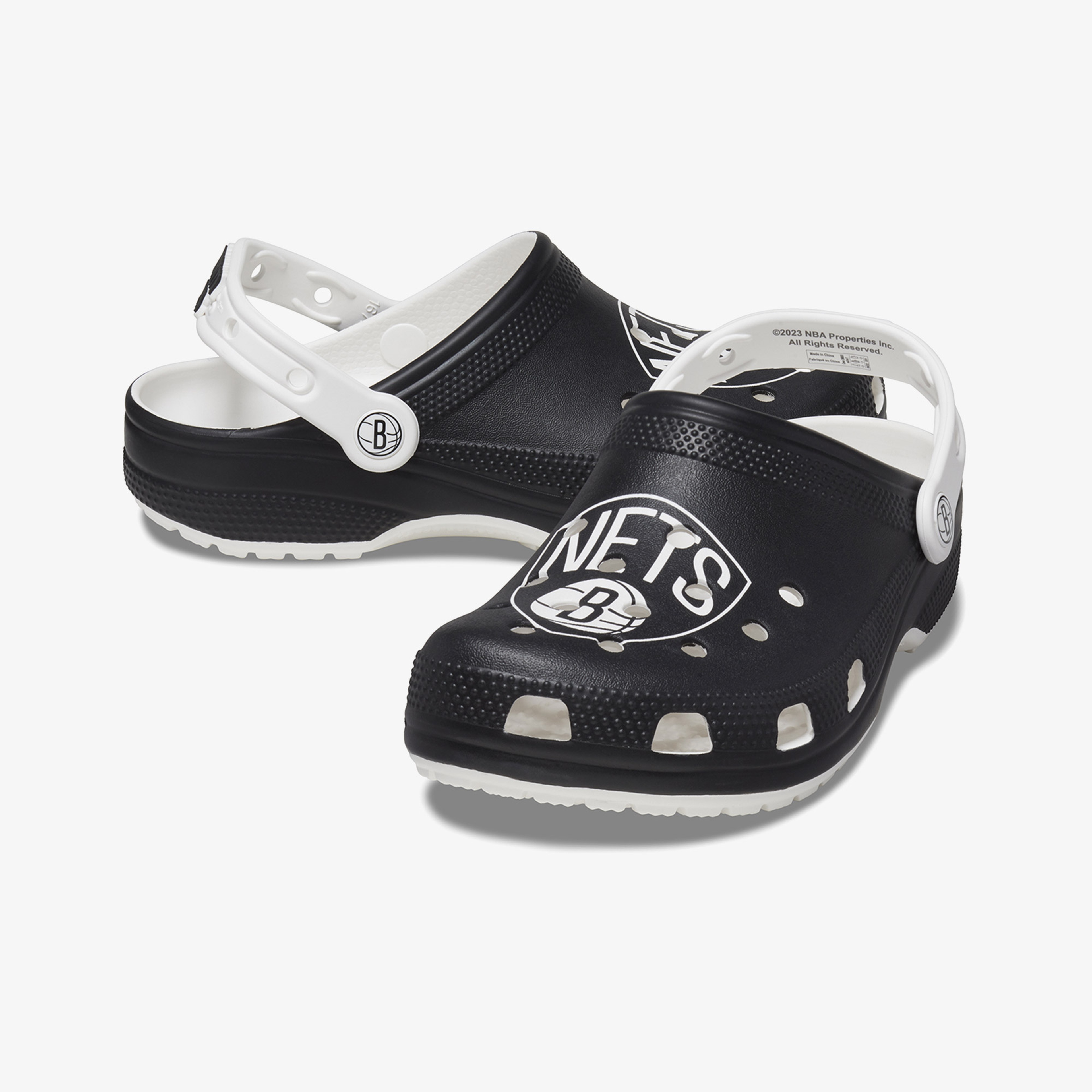 Crocs NBA Brooklyn Nets Cls Clg Erkek Siyah Terlik
