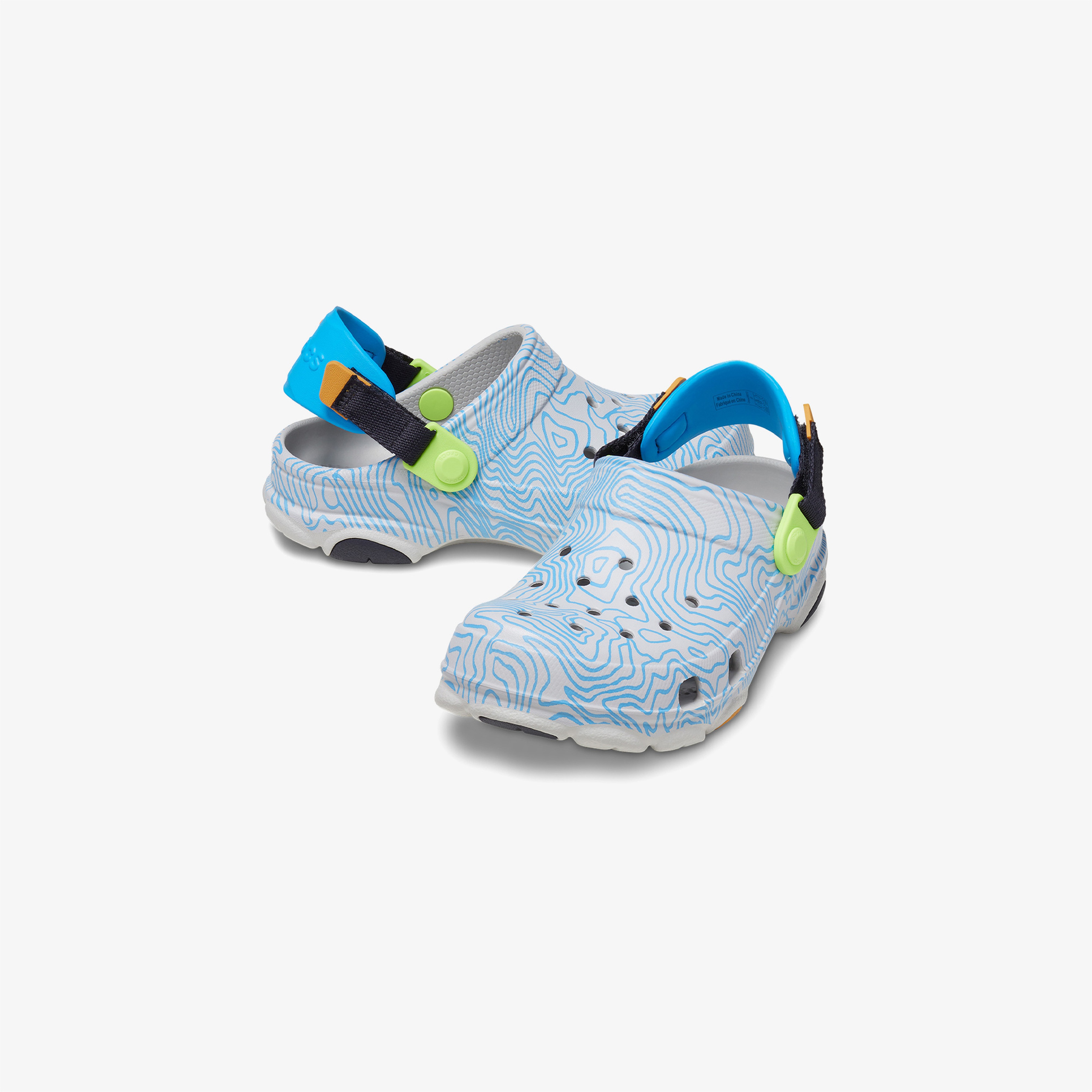 Crocs Allerrainopographic Bebek Mavi Terlik