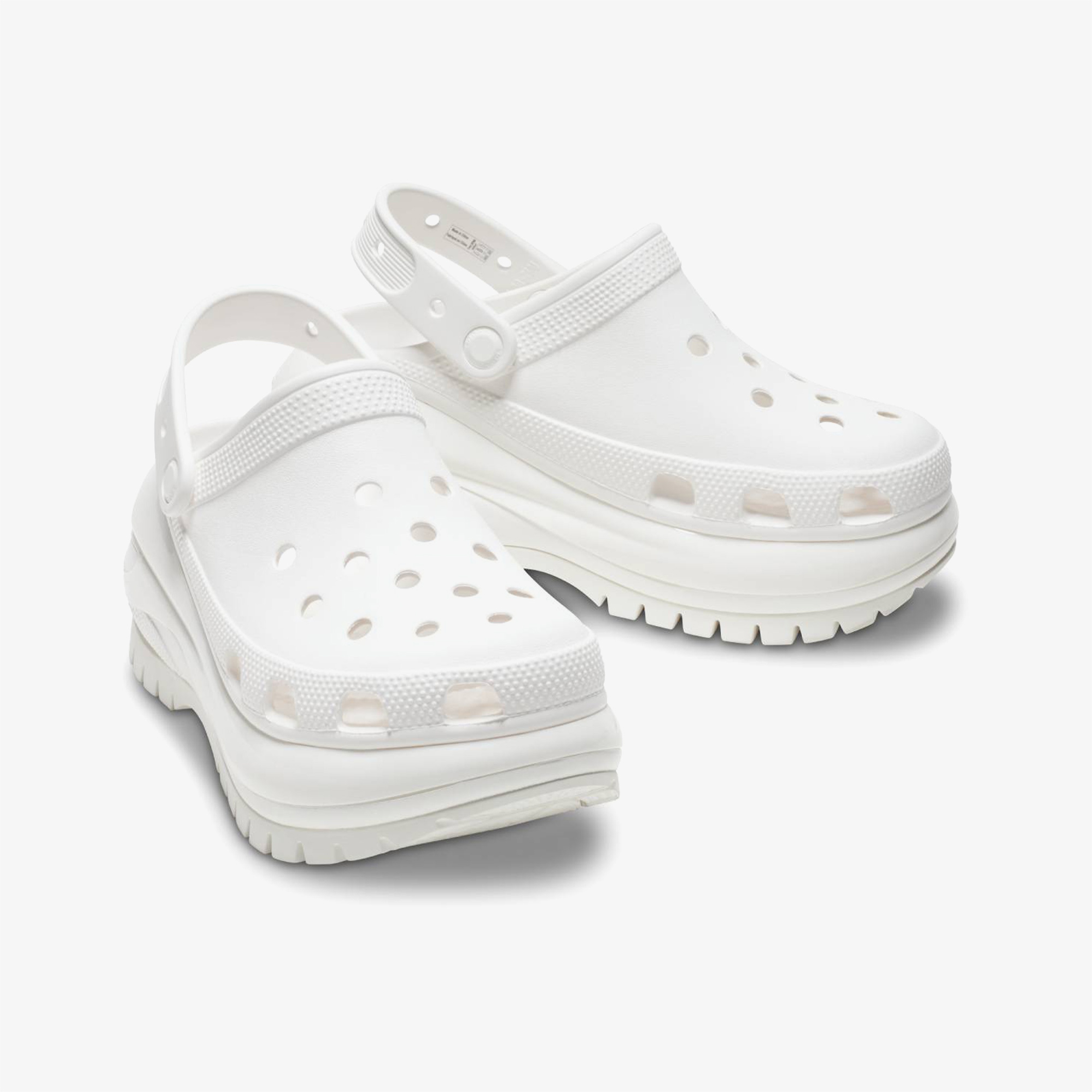 Crocs Classic Mega Crush Kadın Beyaz Terlik