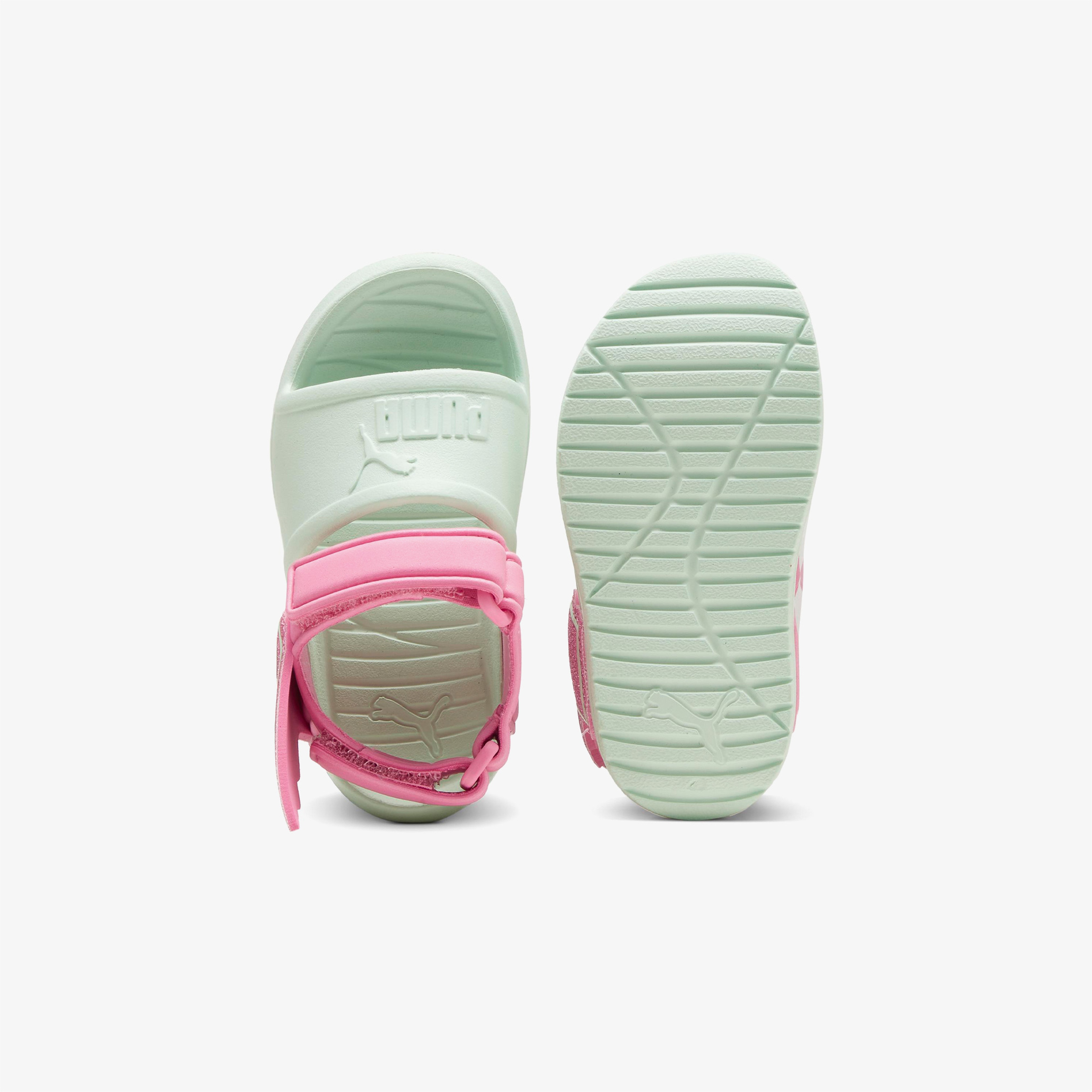 Puma Divecat V2 injex Hero Bebek Yeşil/Pembe Sandalet