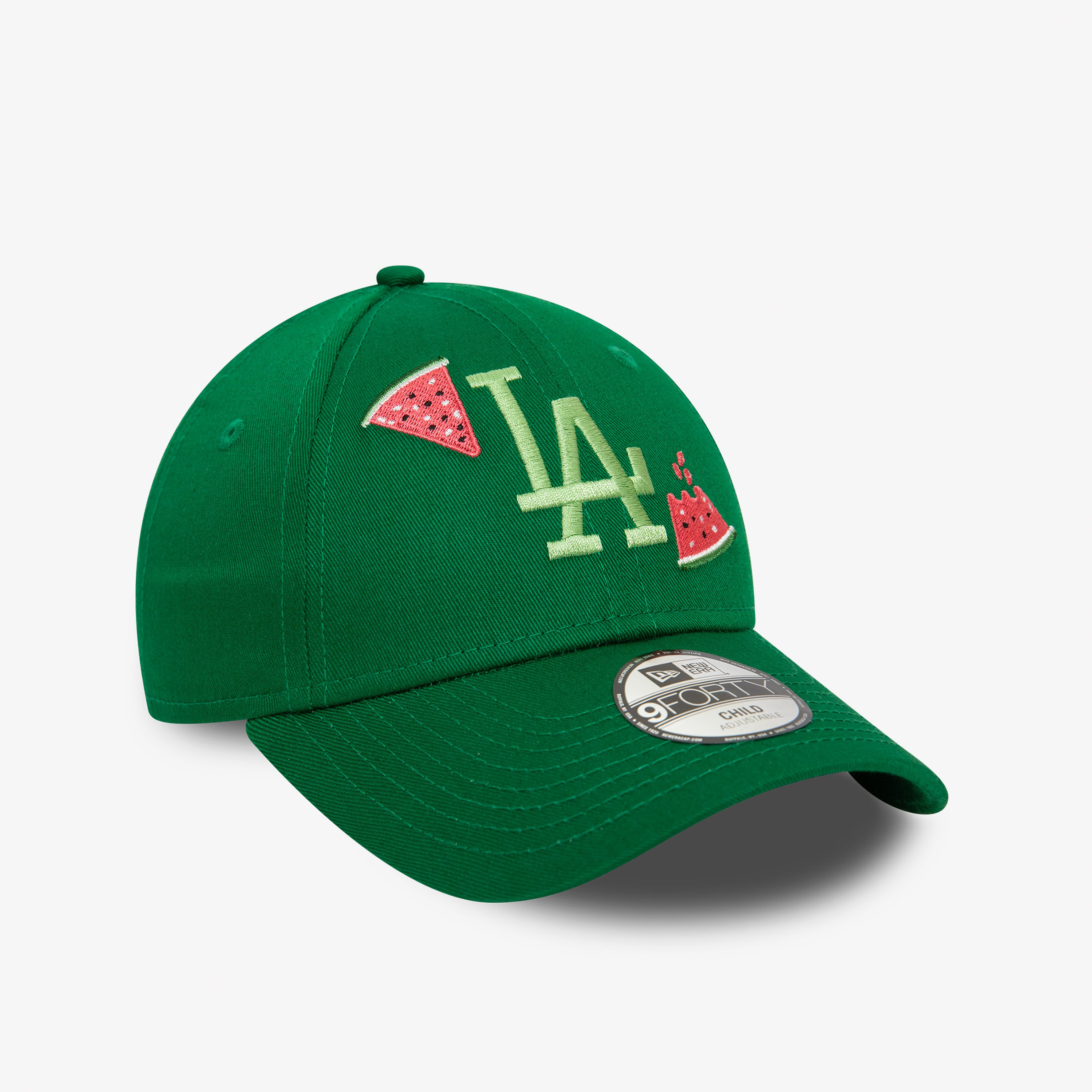 New Era Child Watermelon LA Dodgers 9FORTY Çocuk Yeşil Şapka