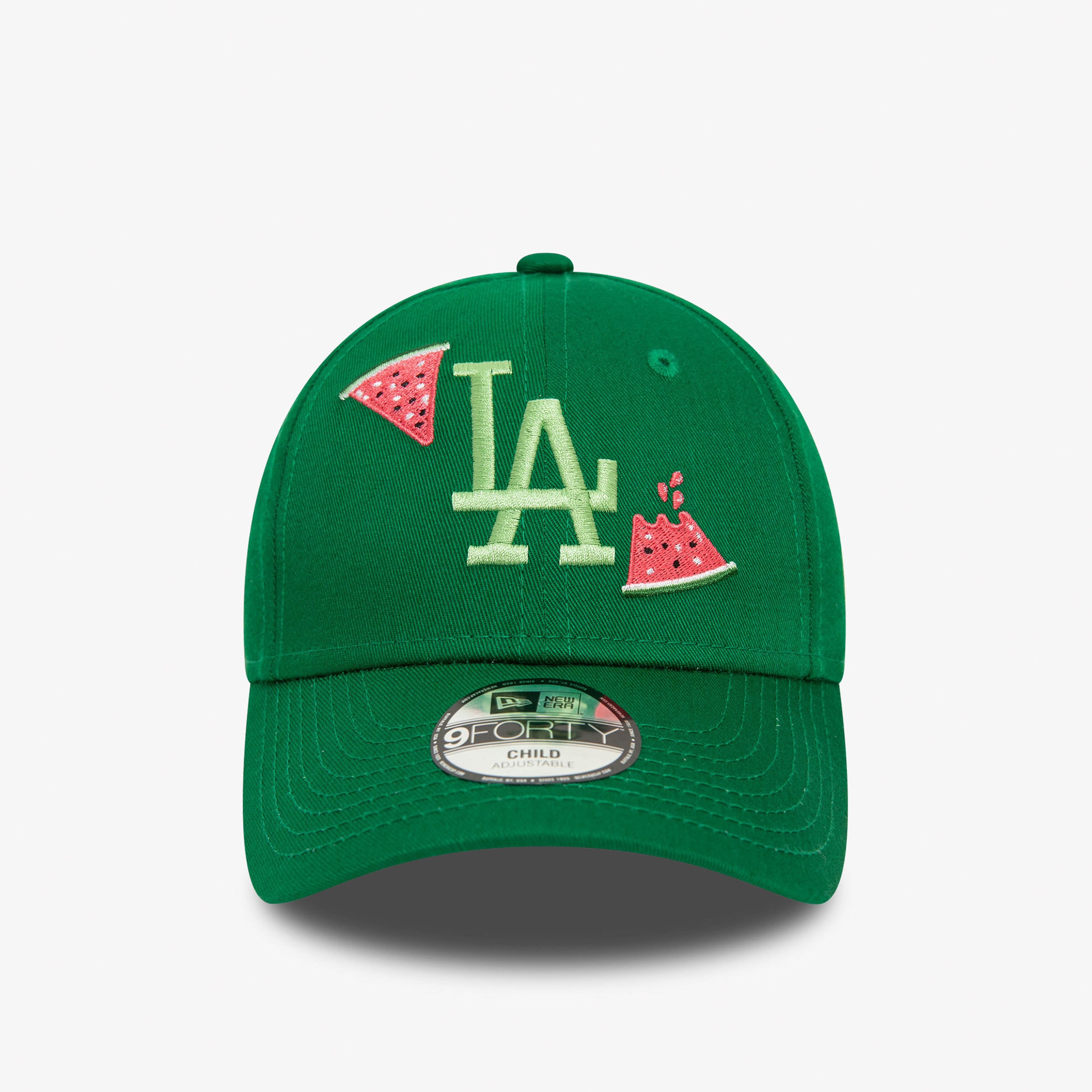 New Era Child Watermelon LA Dodgers 9FORTY Çocuk Yeşil Şapka