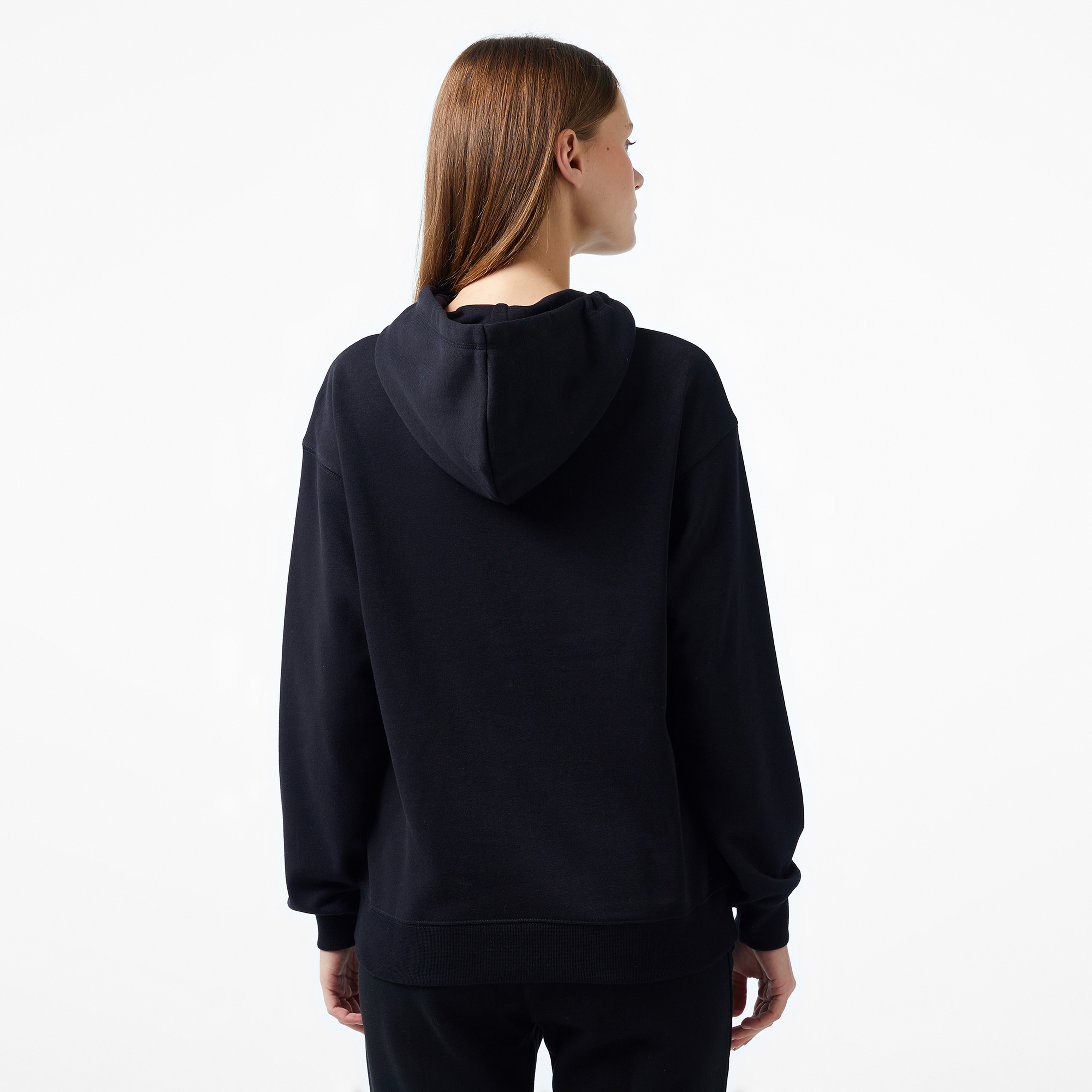 Champion Classic Kadın Siyah Hoodie