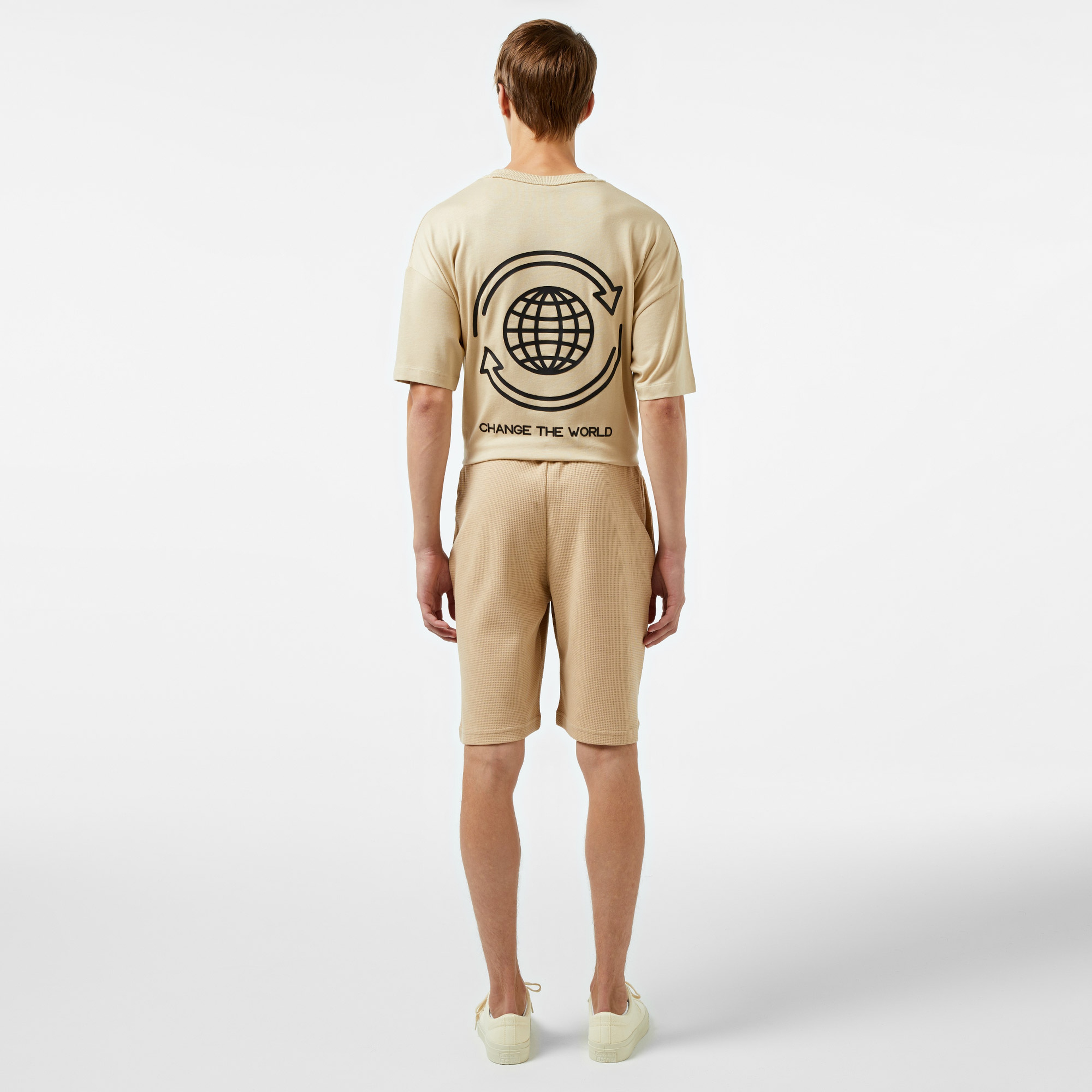 UNITED4 Classic Erkek Krem Şort