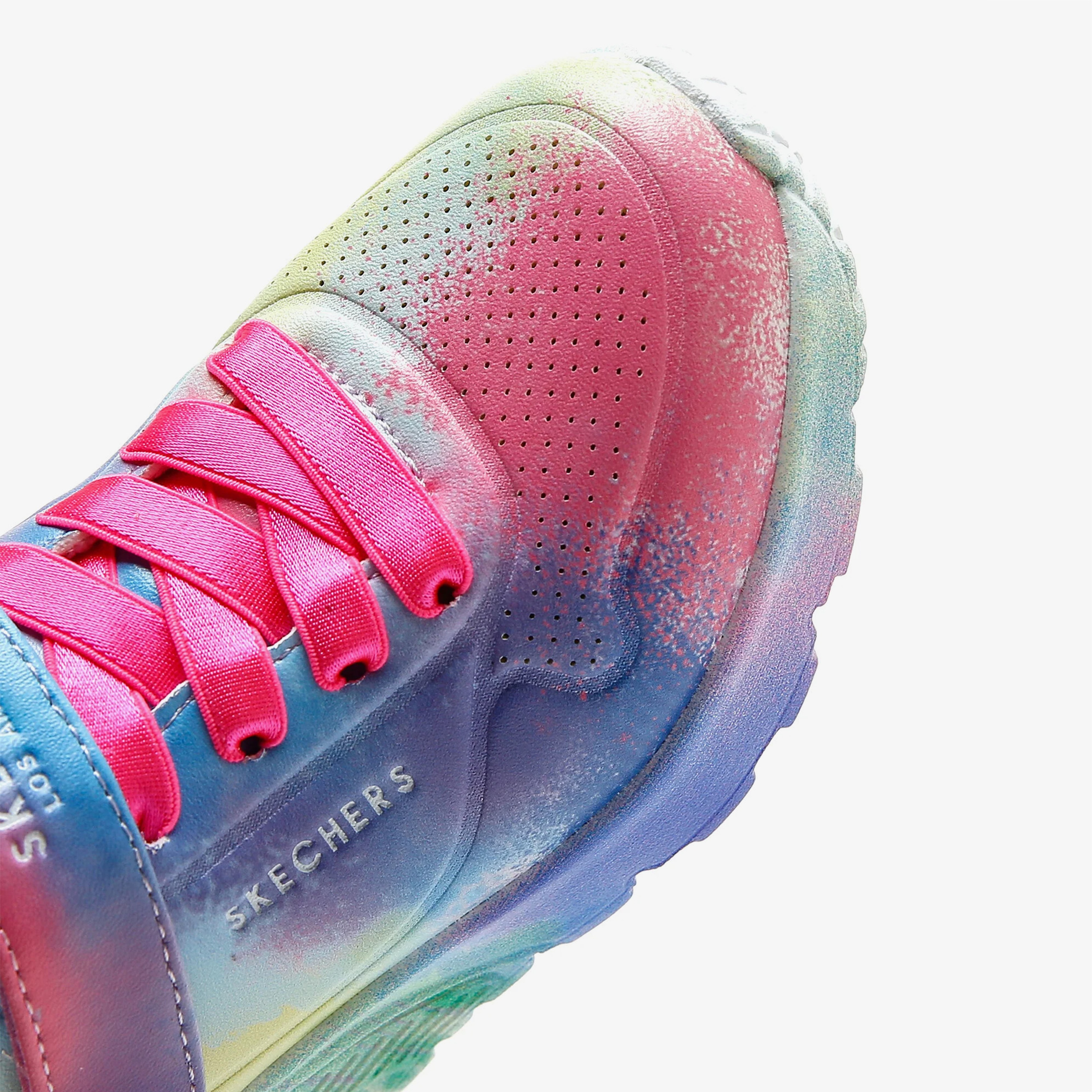 Skechers Uno Lite - Splatter Glows Çocuk Renkli Spor Ayakkabı