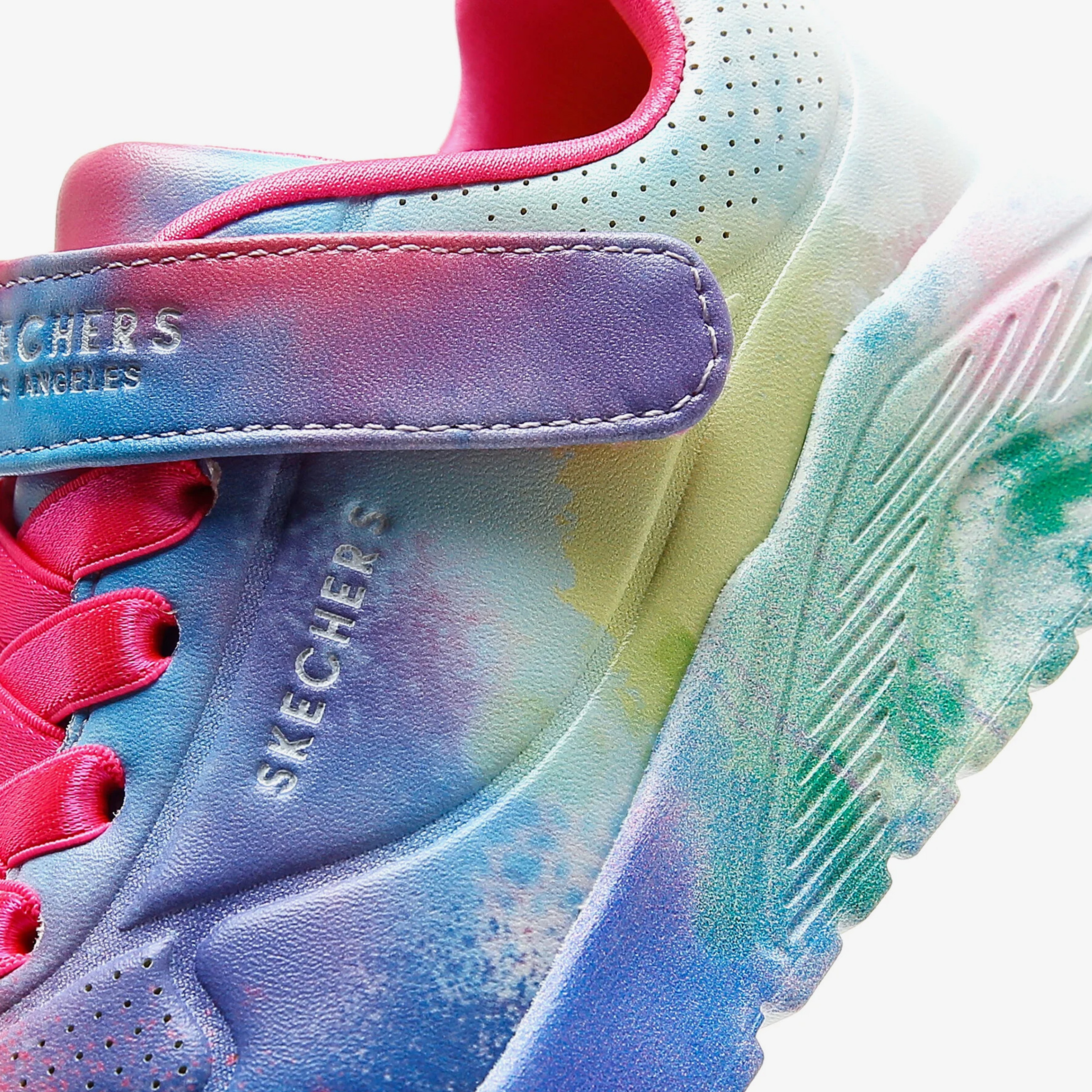 Skechers Uno Lite - Splatter Glows Çocuk Renkli Spor Ayakkabı