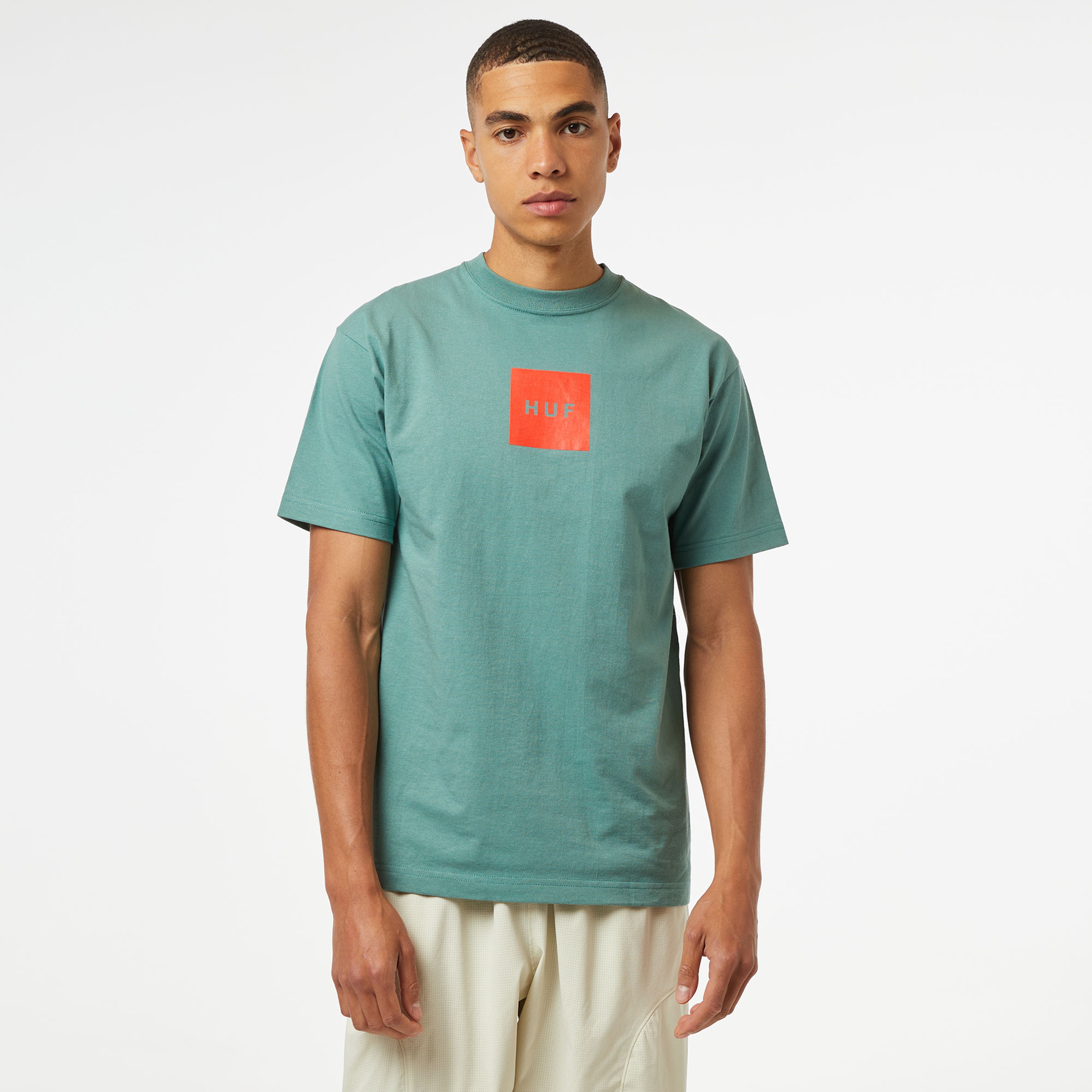 HUF Set Box S/S Erkek Kahverengi T-Shirt