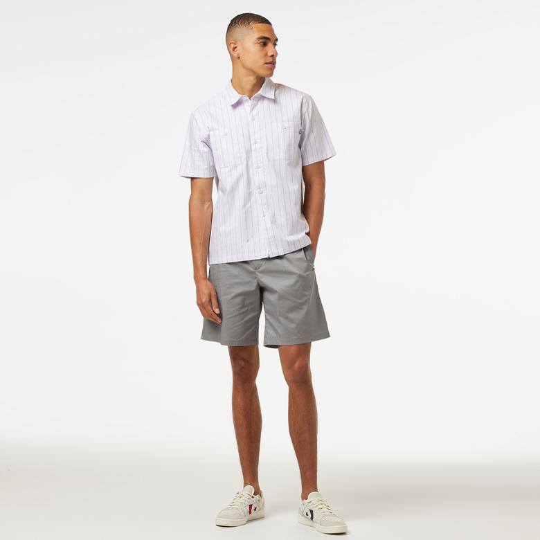 HUF Parker S/S Work Erkek Mor Gömlek