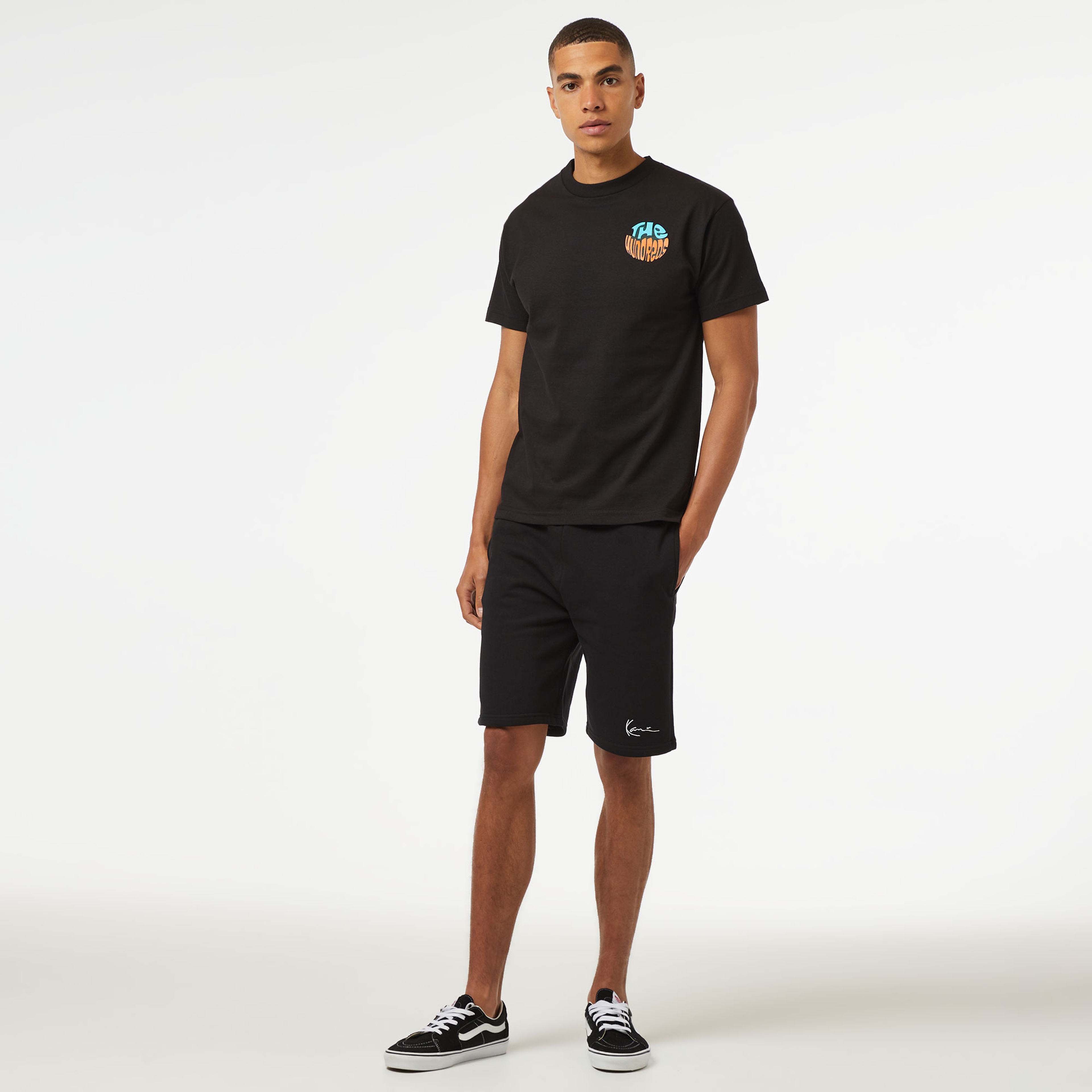 The Hundreds Wildfire Surf Erkek Siyah T-Shirt