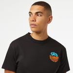 The Hundreds Wildfire Surf Erkek Siyah T-Shirt