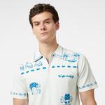 Ripndip Blonded Knitted Button Up Erkek Beyaz Gömlek