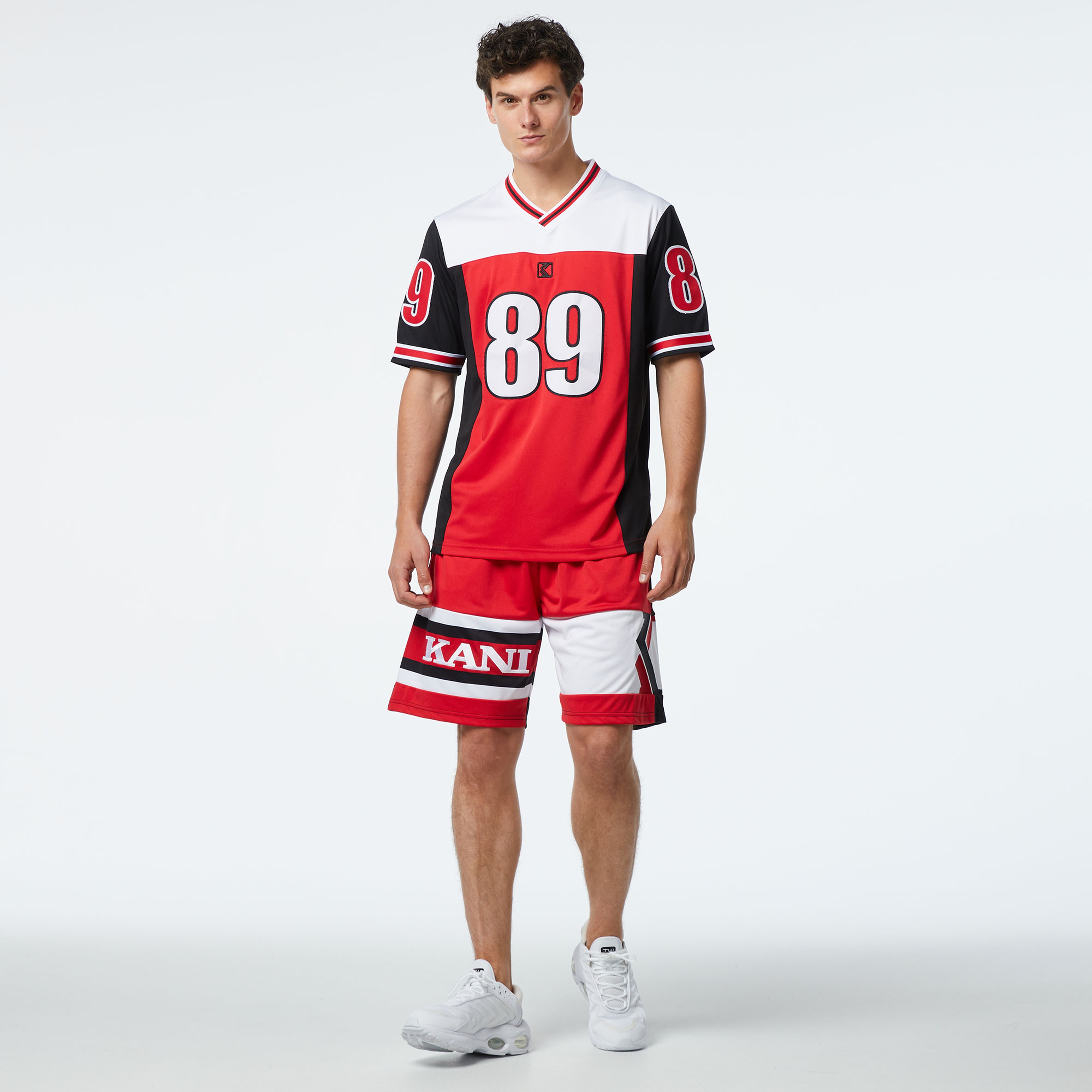 Karl Kani Og Block Jersey Erkek Kırmızı Gömlek