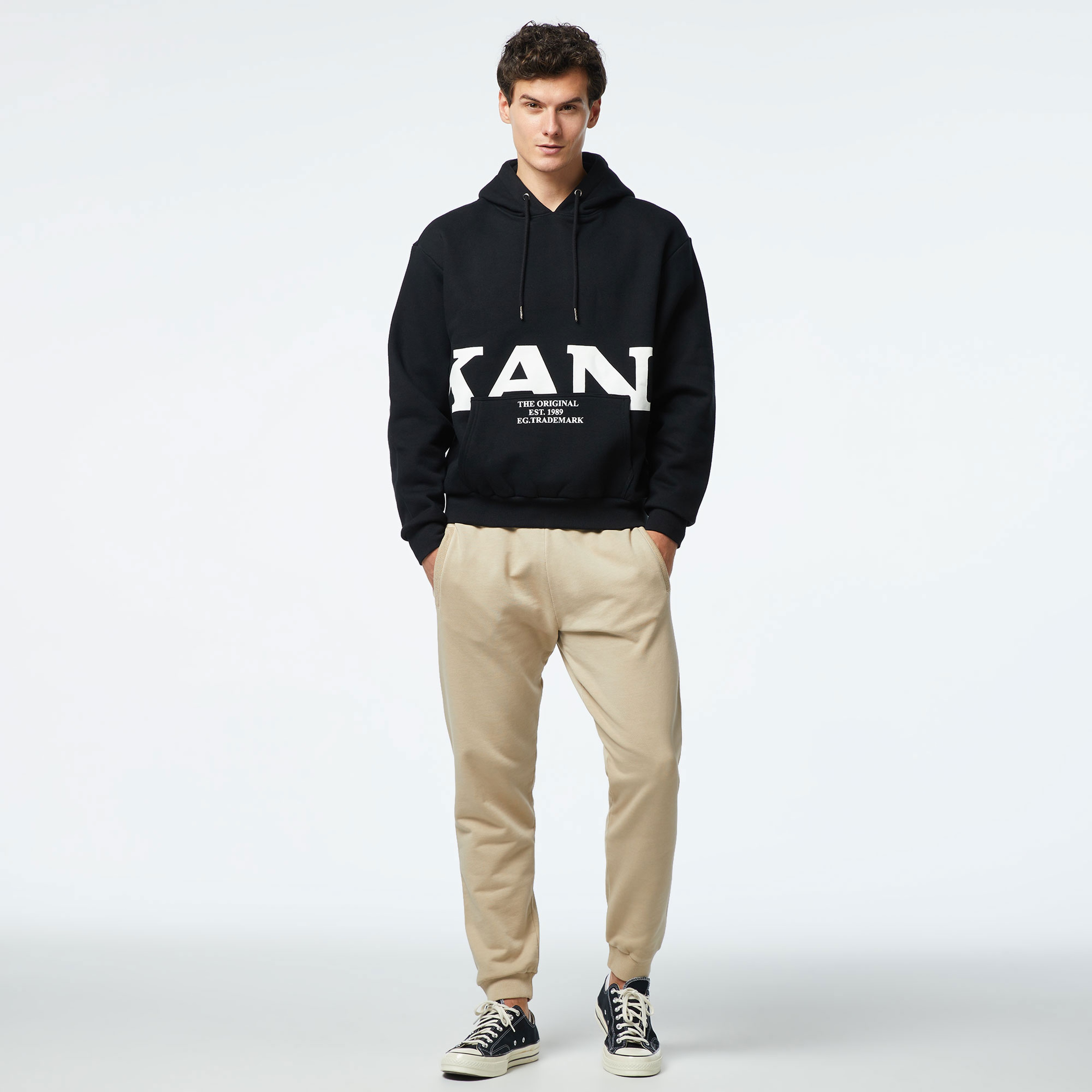 Karl Kani Retro Os Erkek Siyah Hoodie