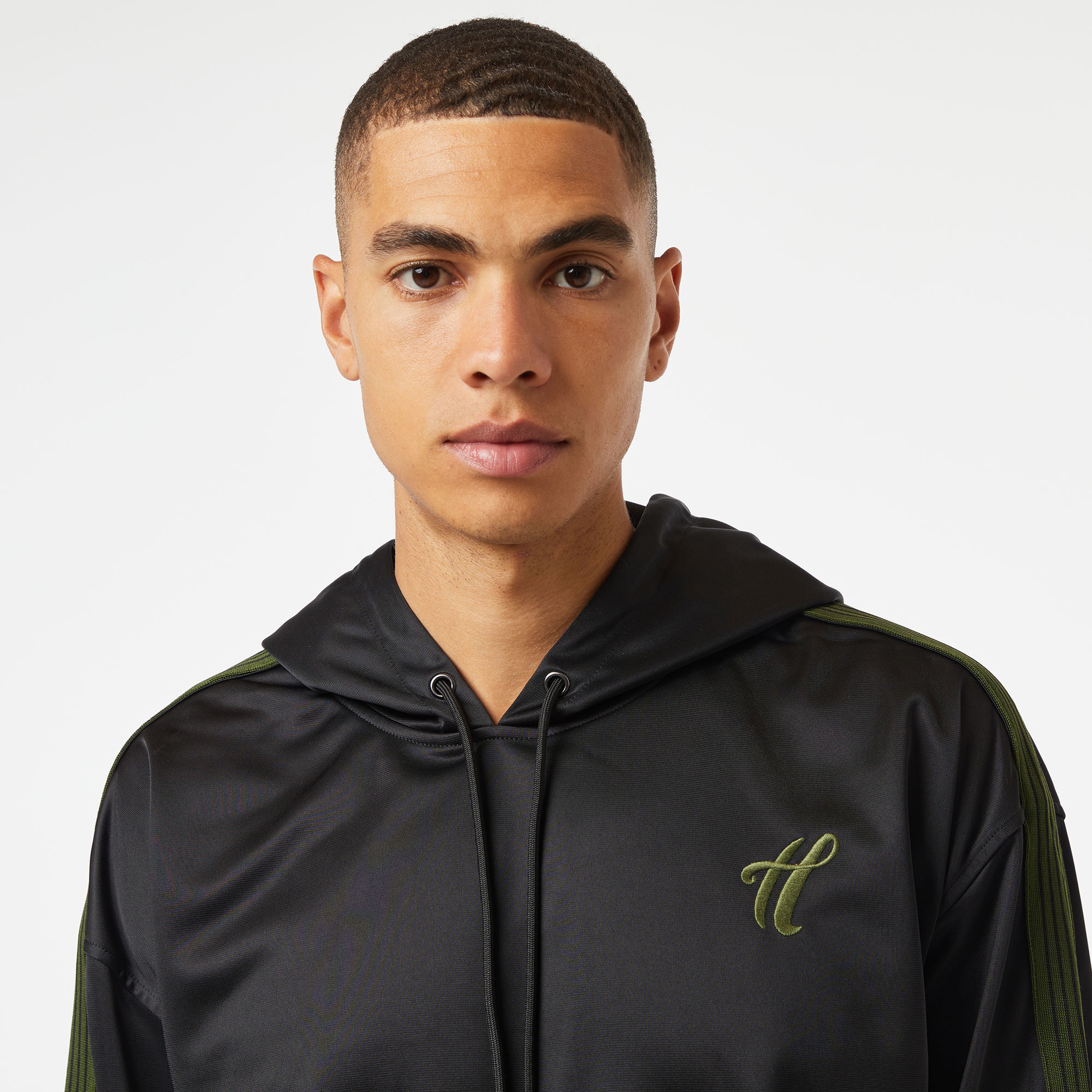 The Hundreds Script Track Erkek Siyah Hoodie