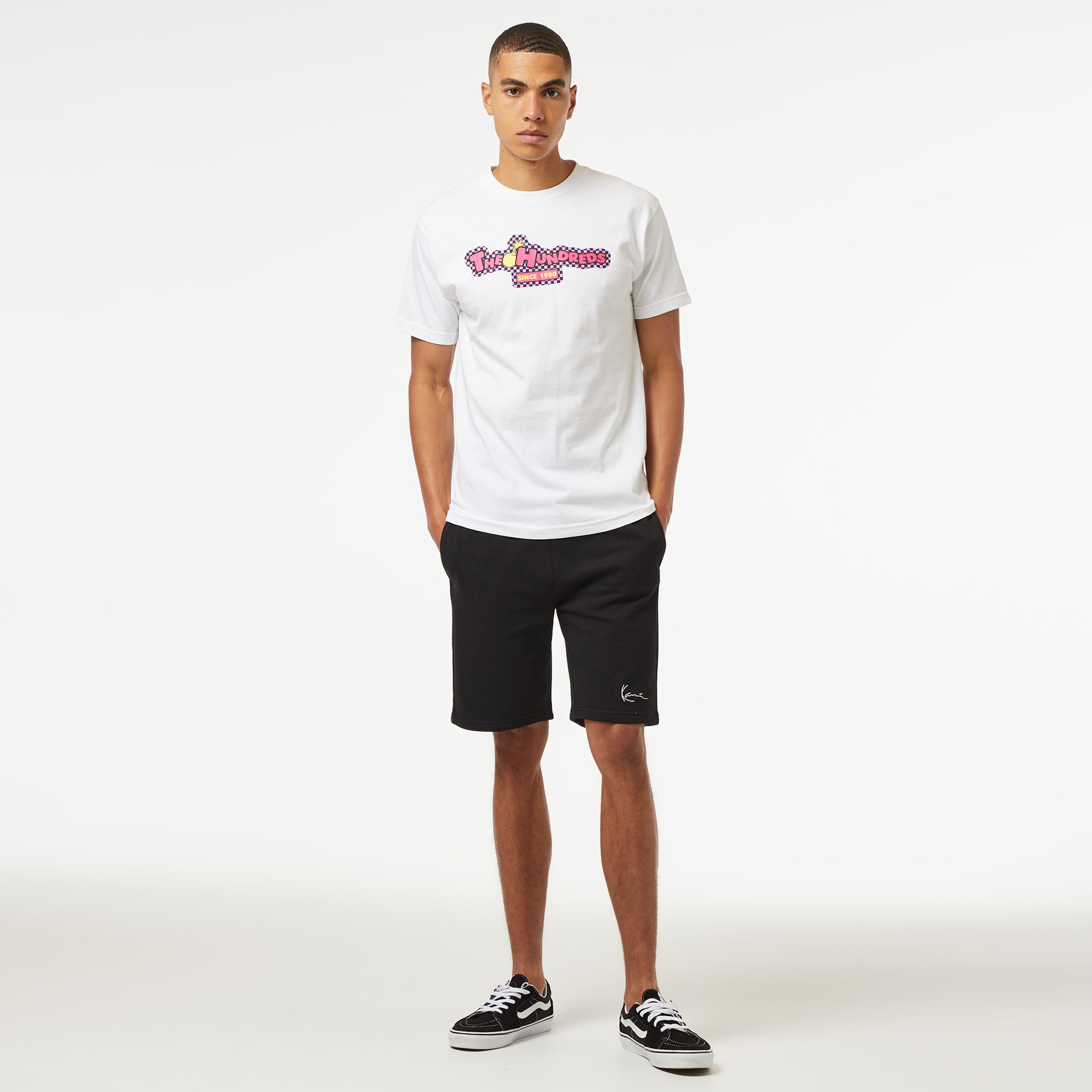 The Hundreds Push Bar Erkek Beyaz T-Shirt