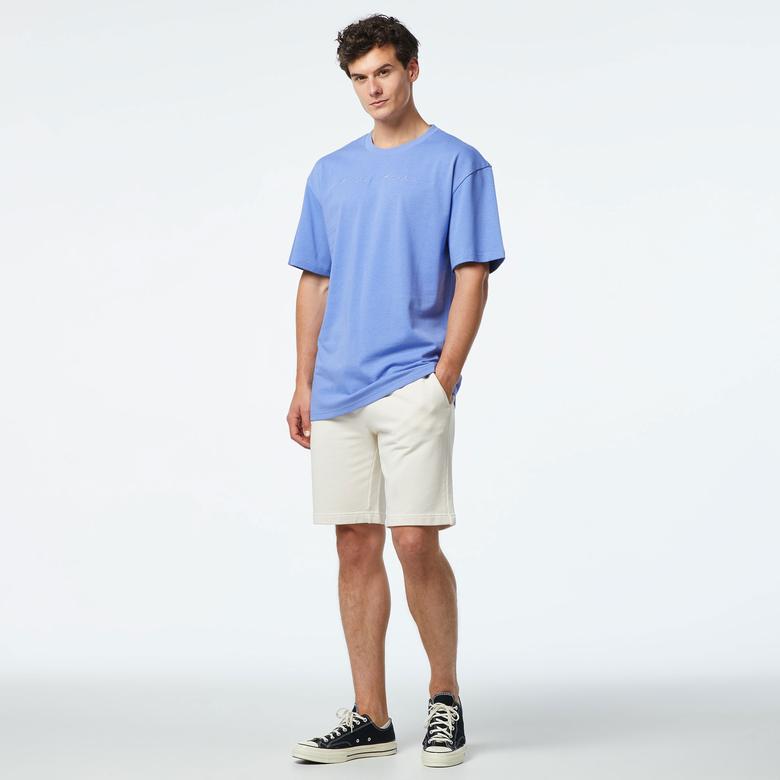 Karl Kani Autograph Heavy Jersey Boxy Erkek Mor T-Shirt