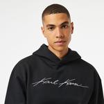 Karl Kani Autograph Heavy Sweat Os Erkek Siyah Hoodie