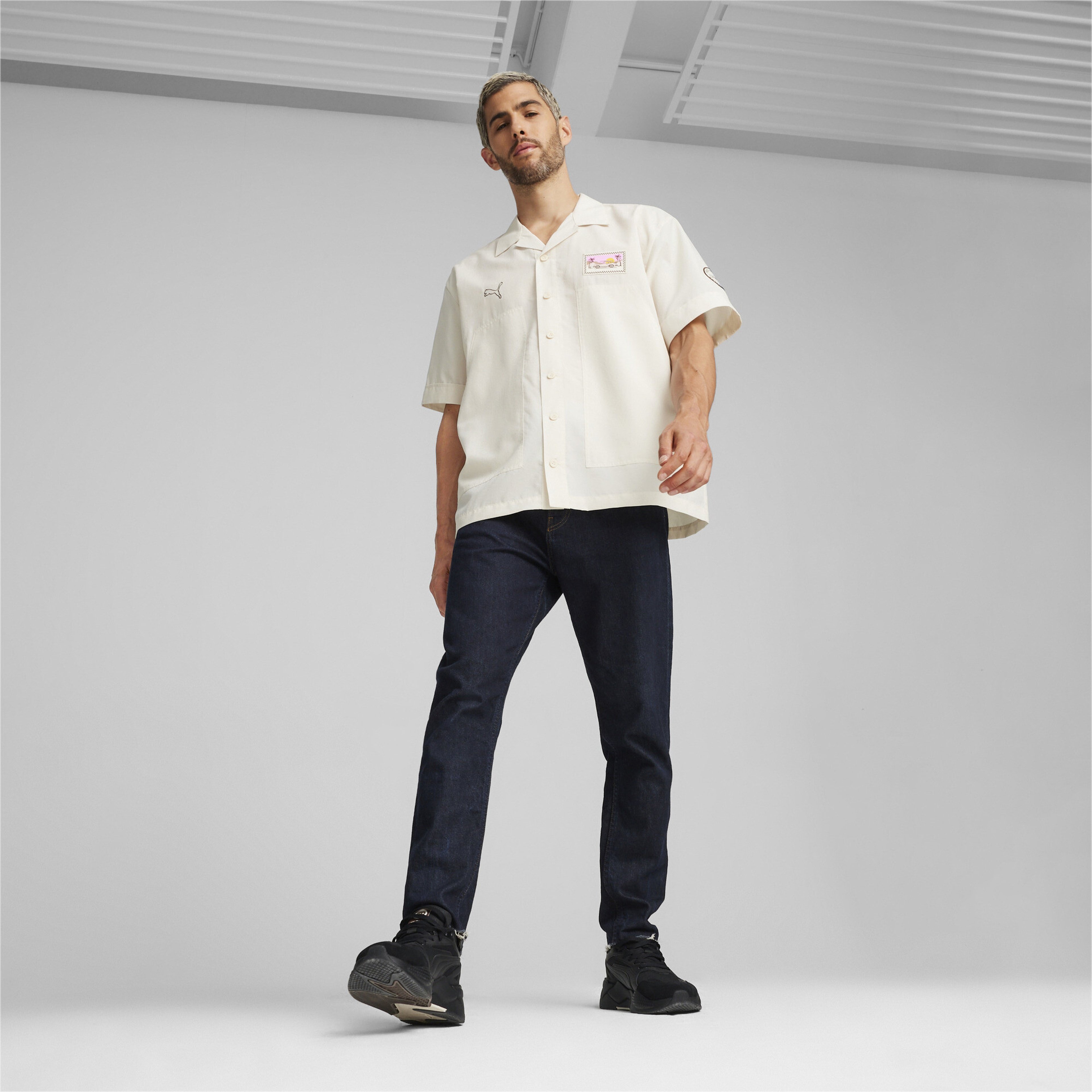 Puma Pl Summer Crew Erkek Krem Gömlek