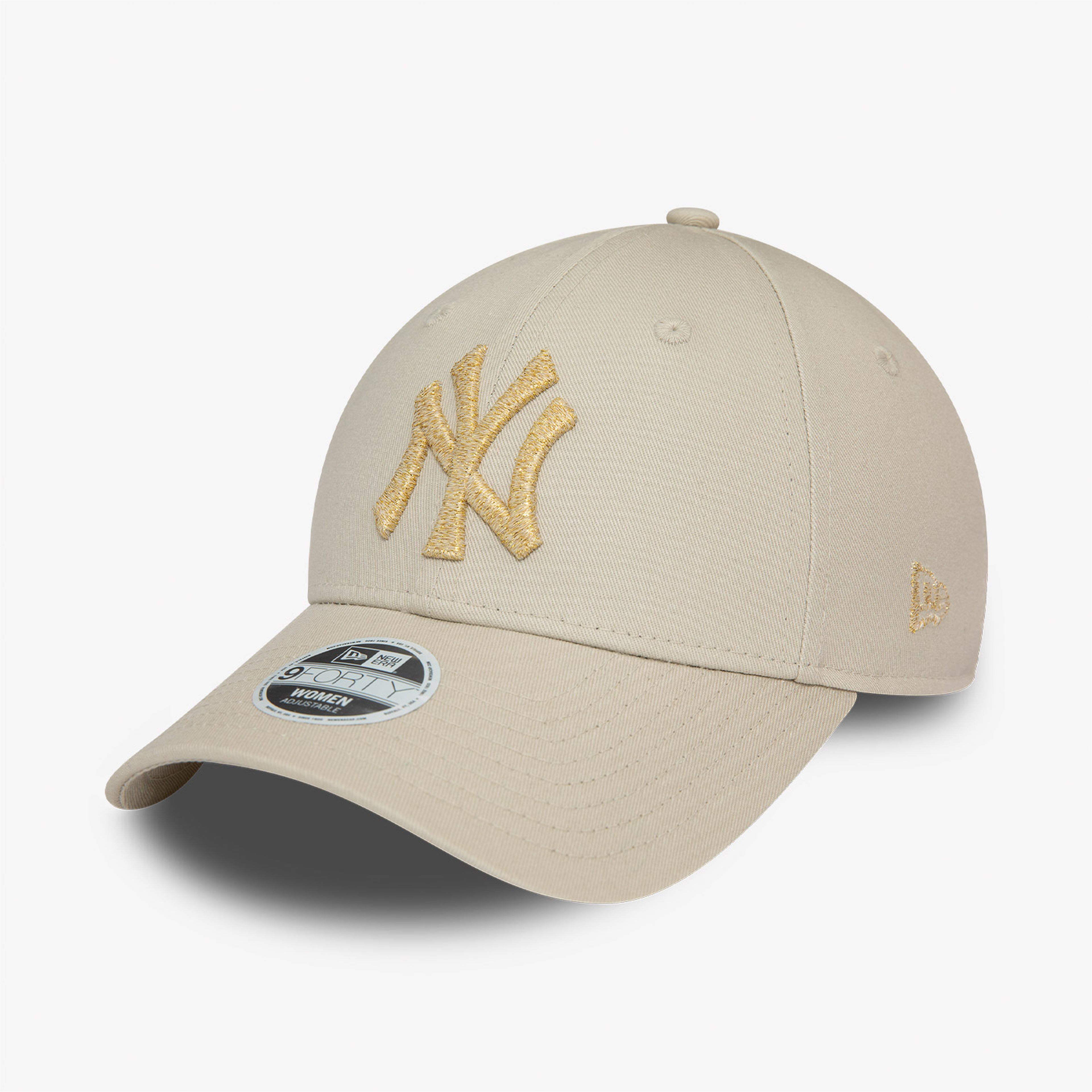 New Era Metallic Logo 9Forty Neyyan  Stn Unisex Bej Şapka