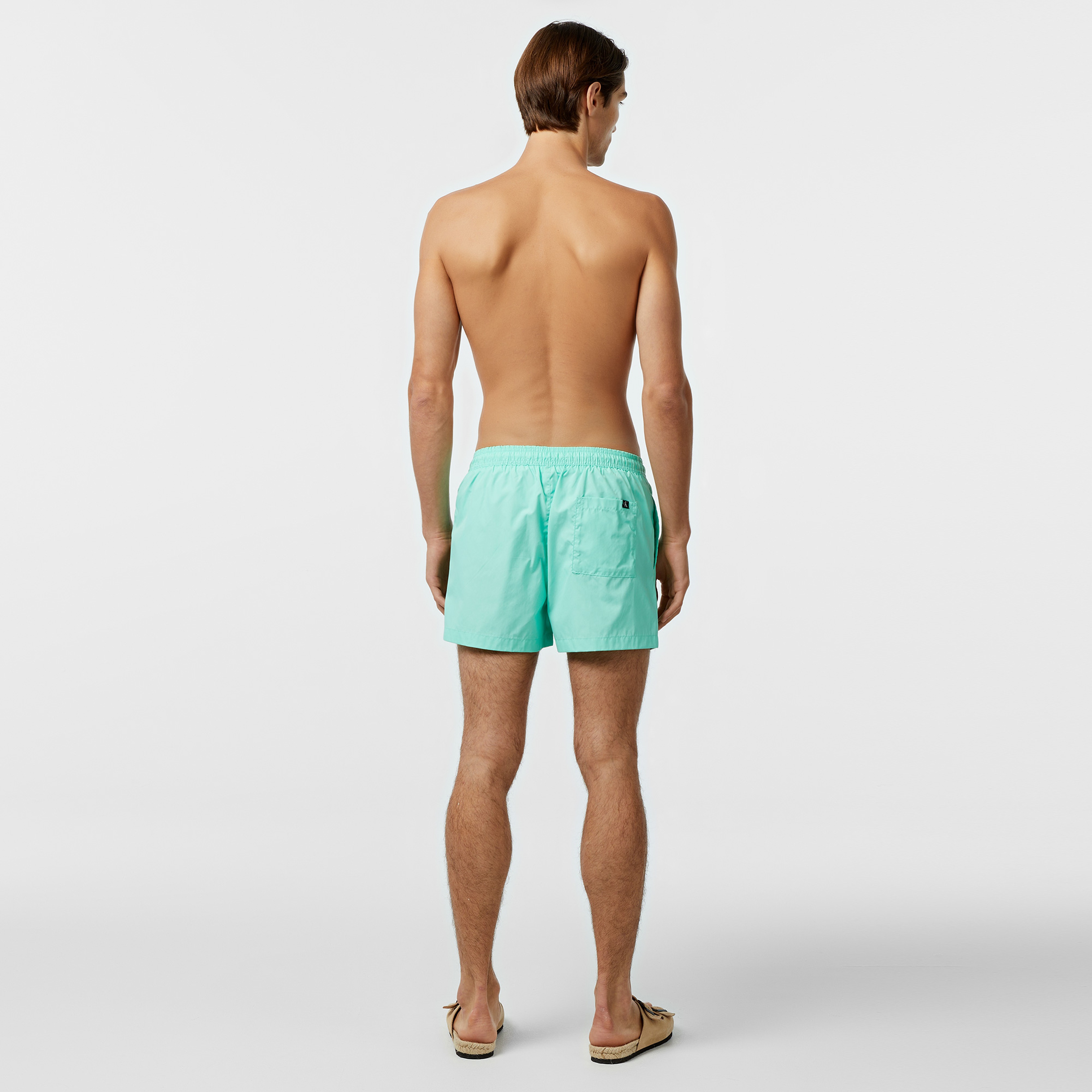 Calvin Klein Monogram Erkek Yeşil Mayo