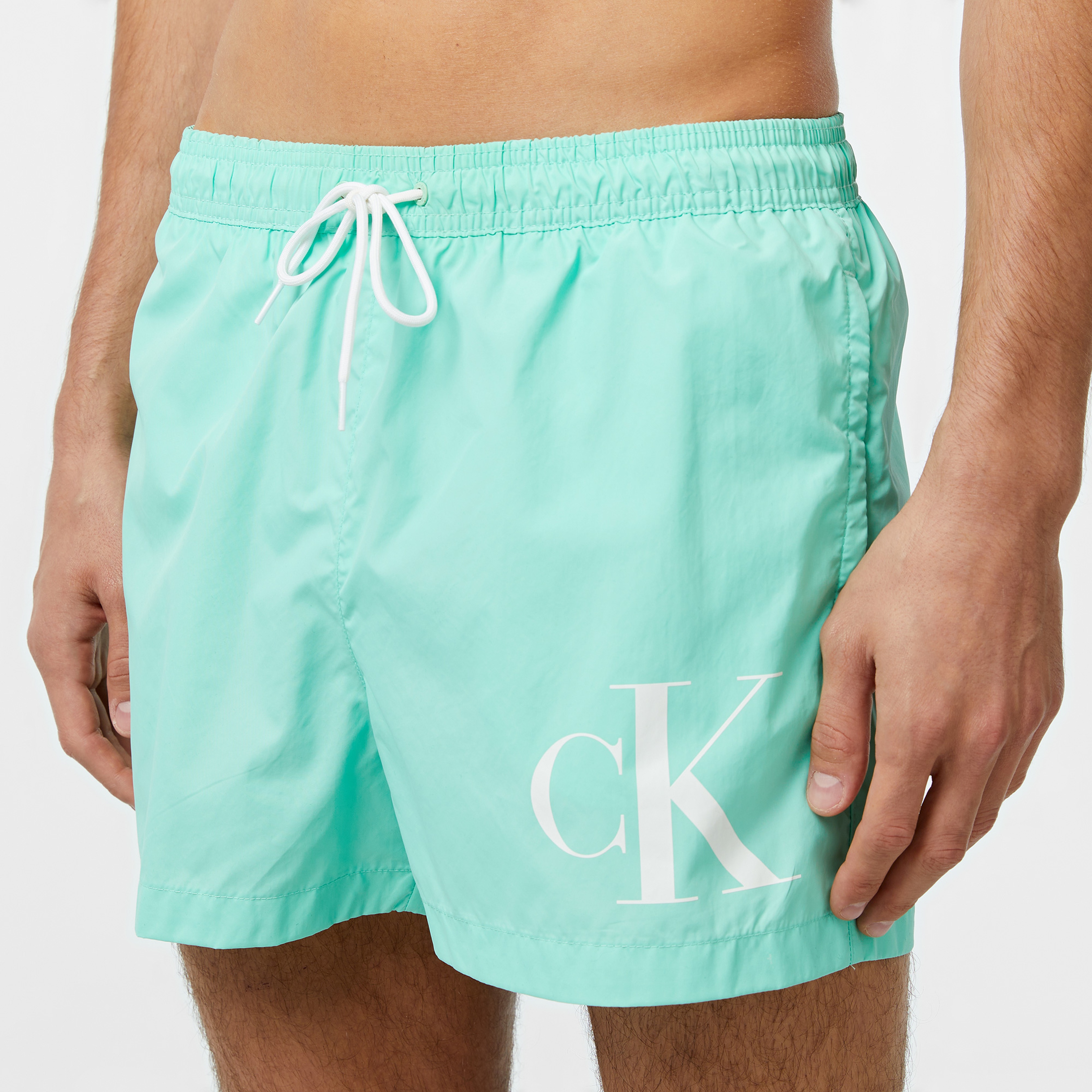 Calvin Klein Monogram Erkek Yeşil Mayo