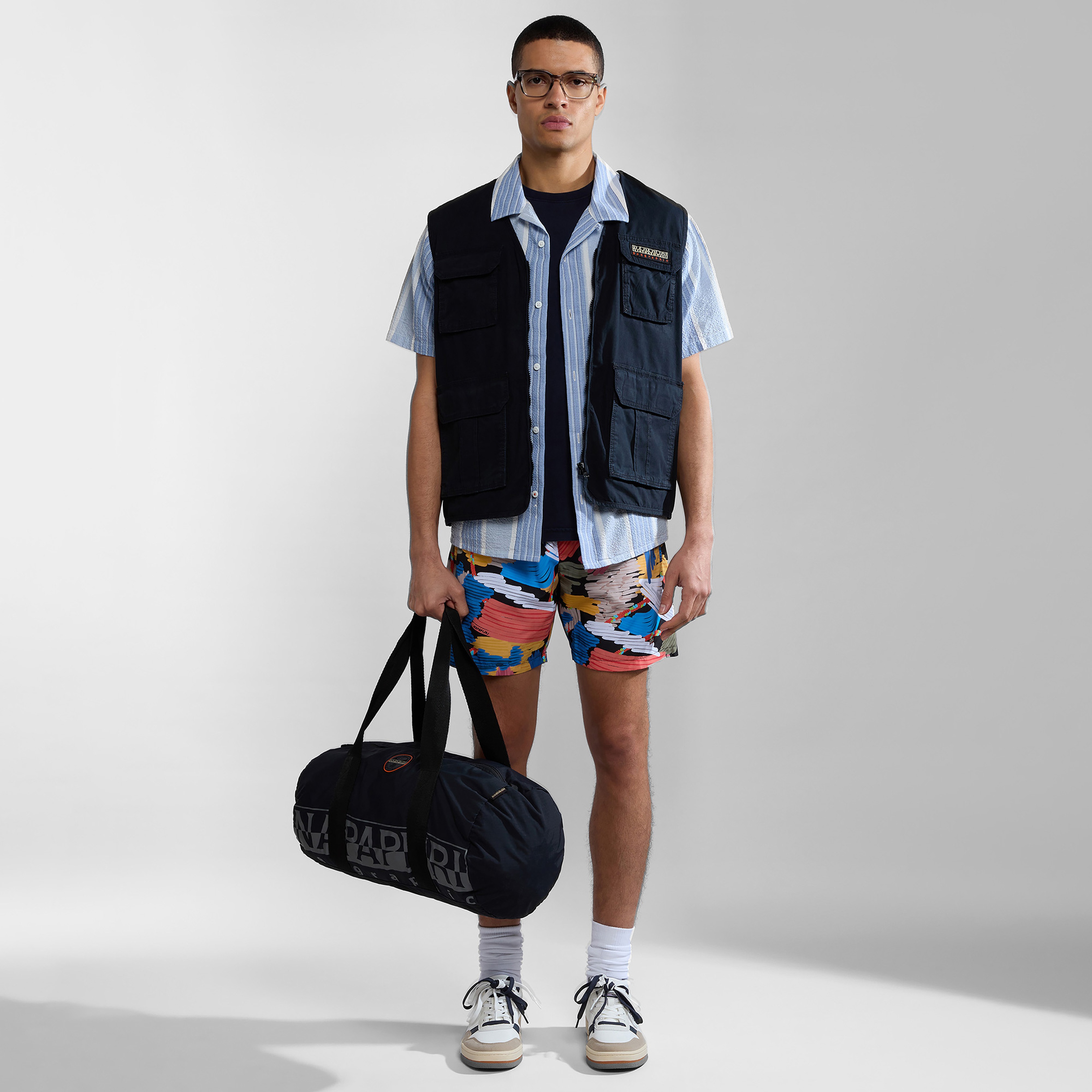 Napapijri V-inuvik Erkek Renkli Deniz Şortu