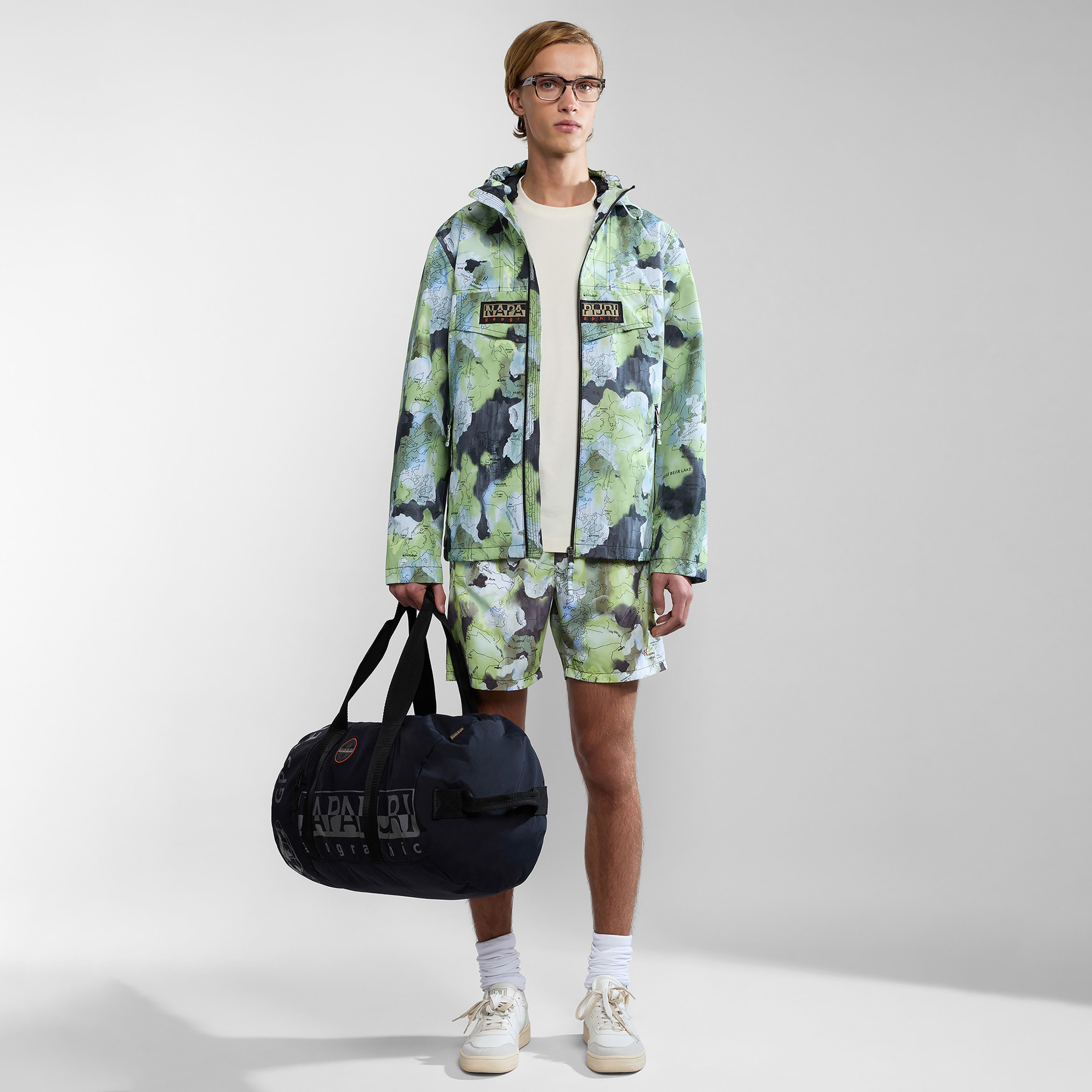 Napapijri V-inuvik Erkek Yeşil Deniz Şortu