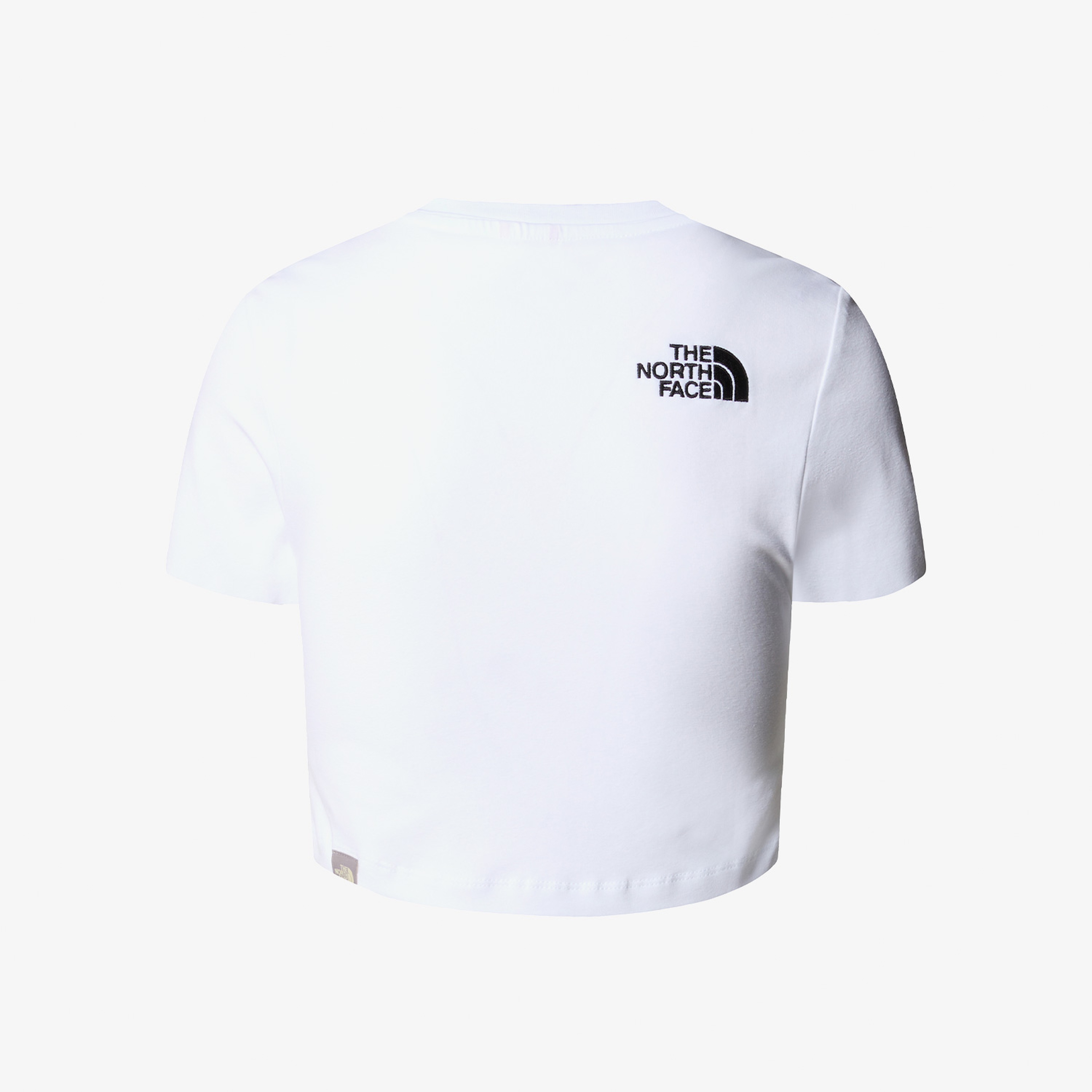 The North Face S/S Essential Slim Kadın Beyaz Crop T-Shirt