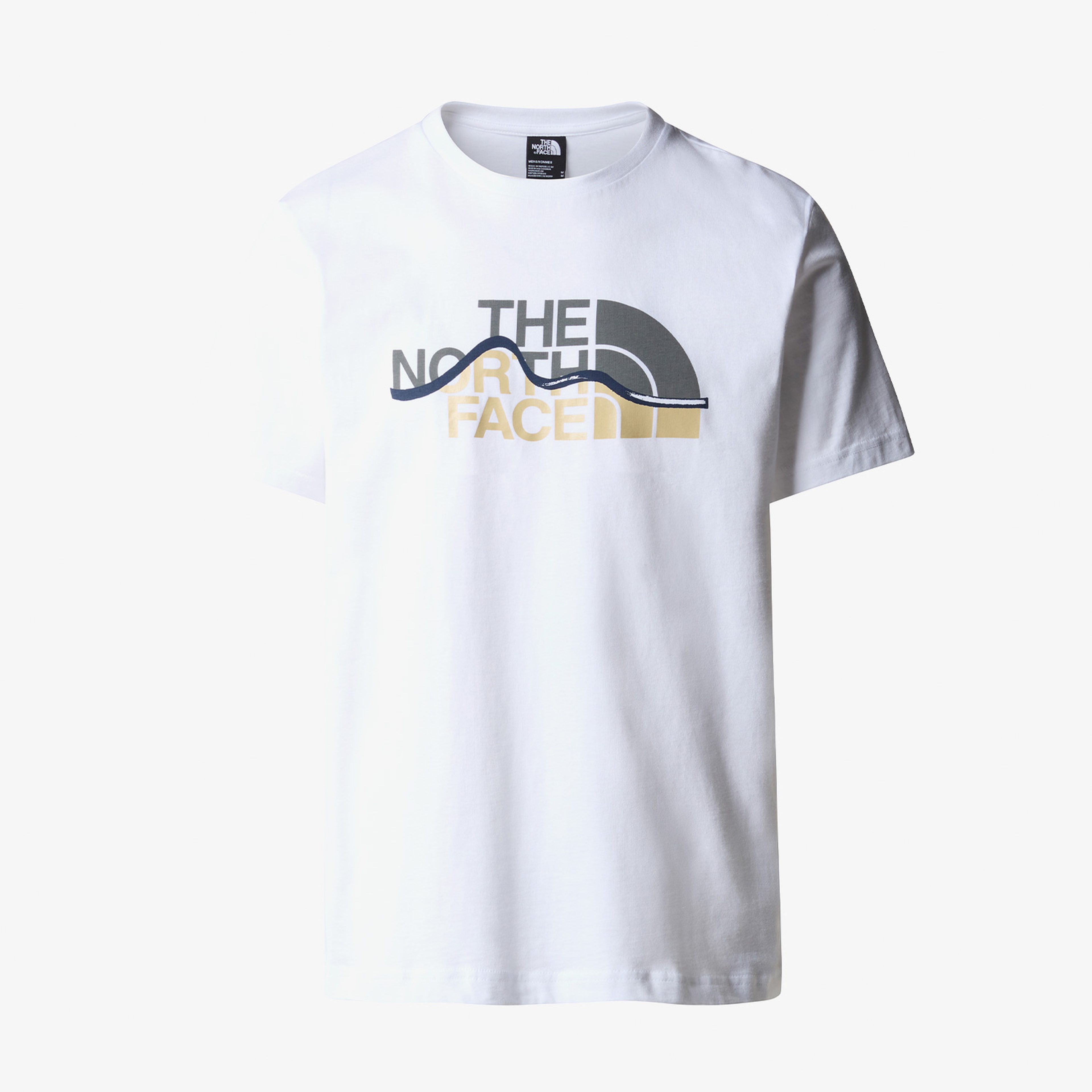 The North Face Ss Mountaın Lıne Erkek Beyaz T-Shirt