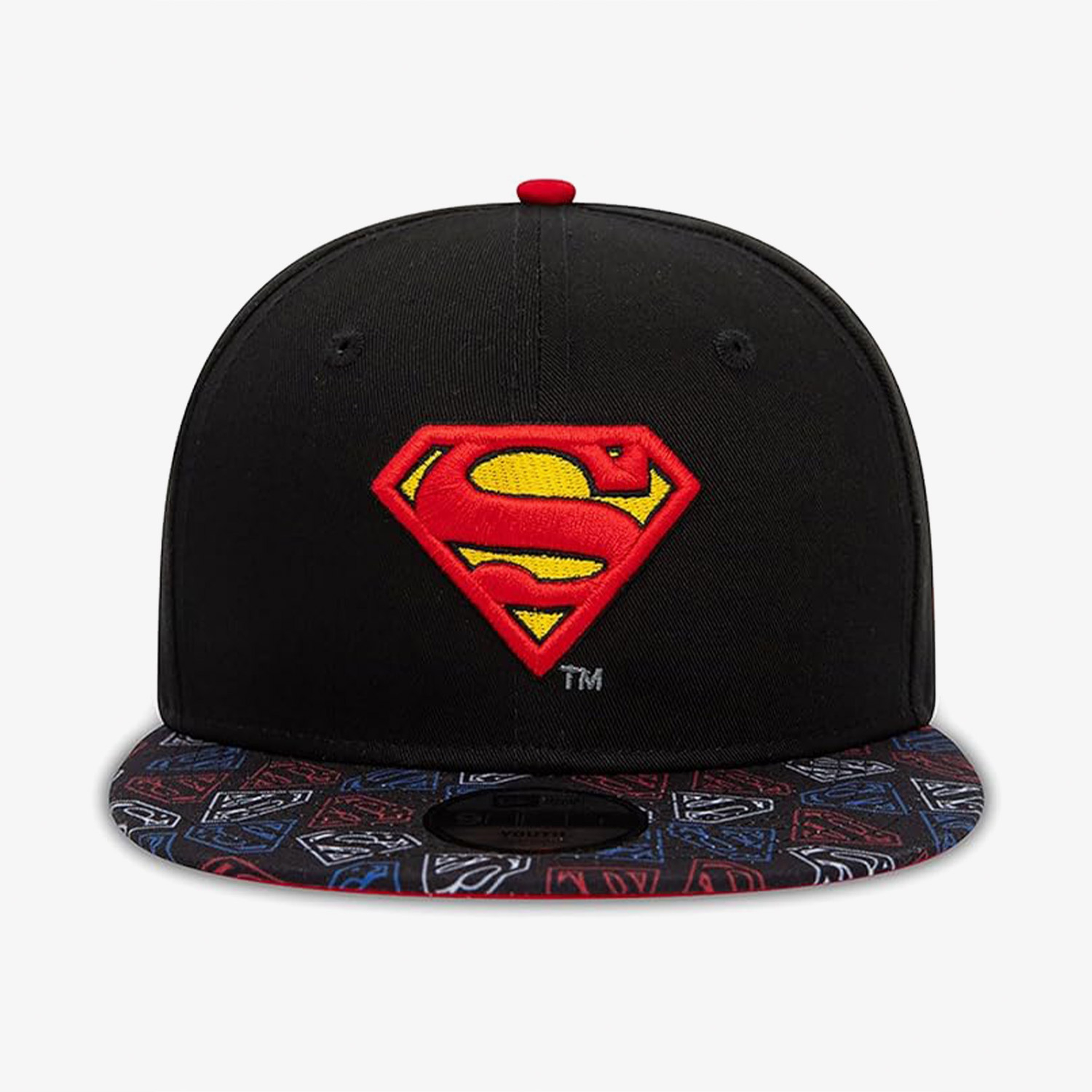 New Era Chyt Super Aop 9Fifty Supman Çocuk Siyah Şapka